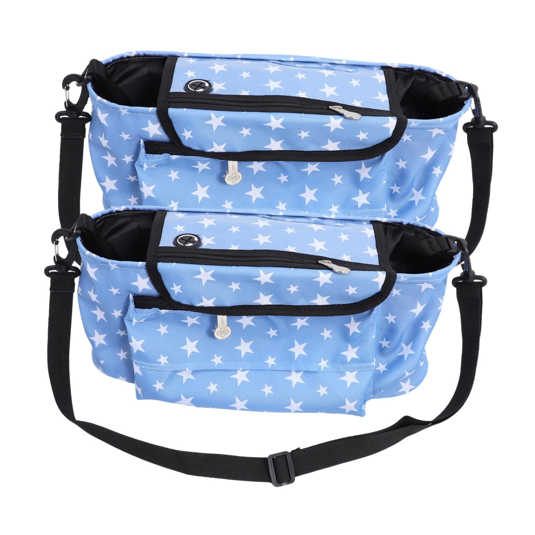 Beatifufu Multi-Functional Baby Stroller Organizer Bag Portable Diaper Bag Insulated Bottle Holder for Travel Universal Stroller Accessory for Moms