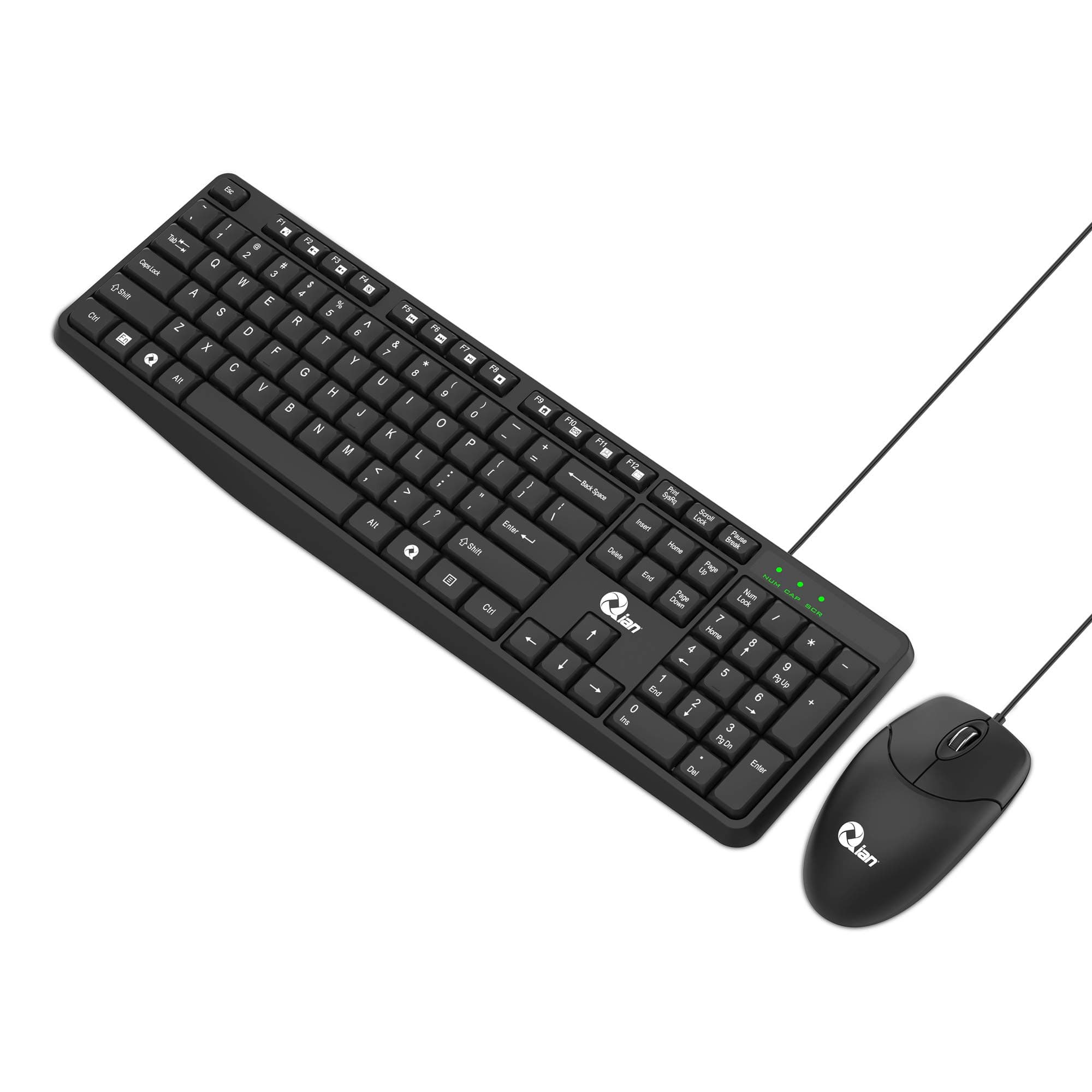 Qian Wired Keyboard and Mouse Kit Xie - SKU: QKX-20603EN