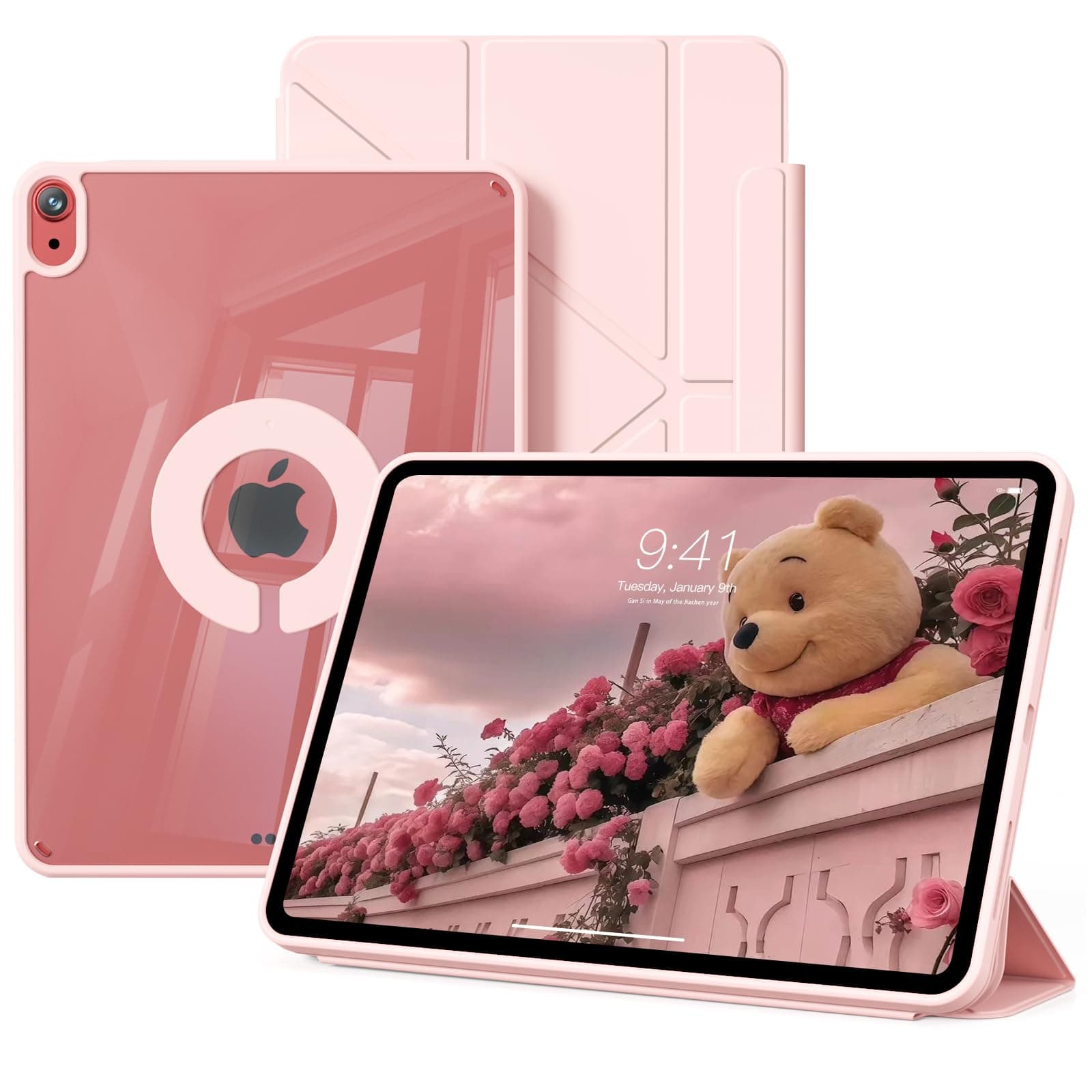 ZOPSGYU for iPad (A16) 11th/10th Generation Case (Y-Pink)