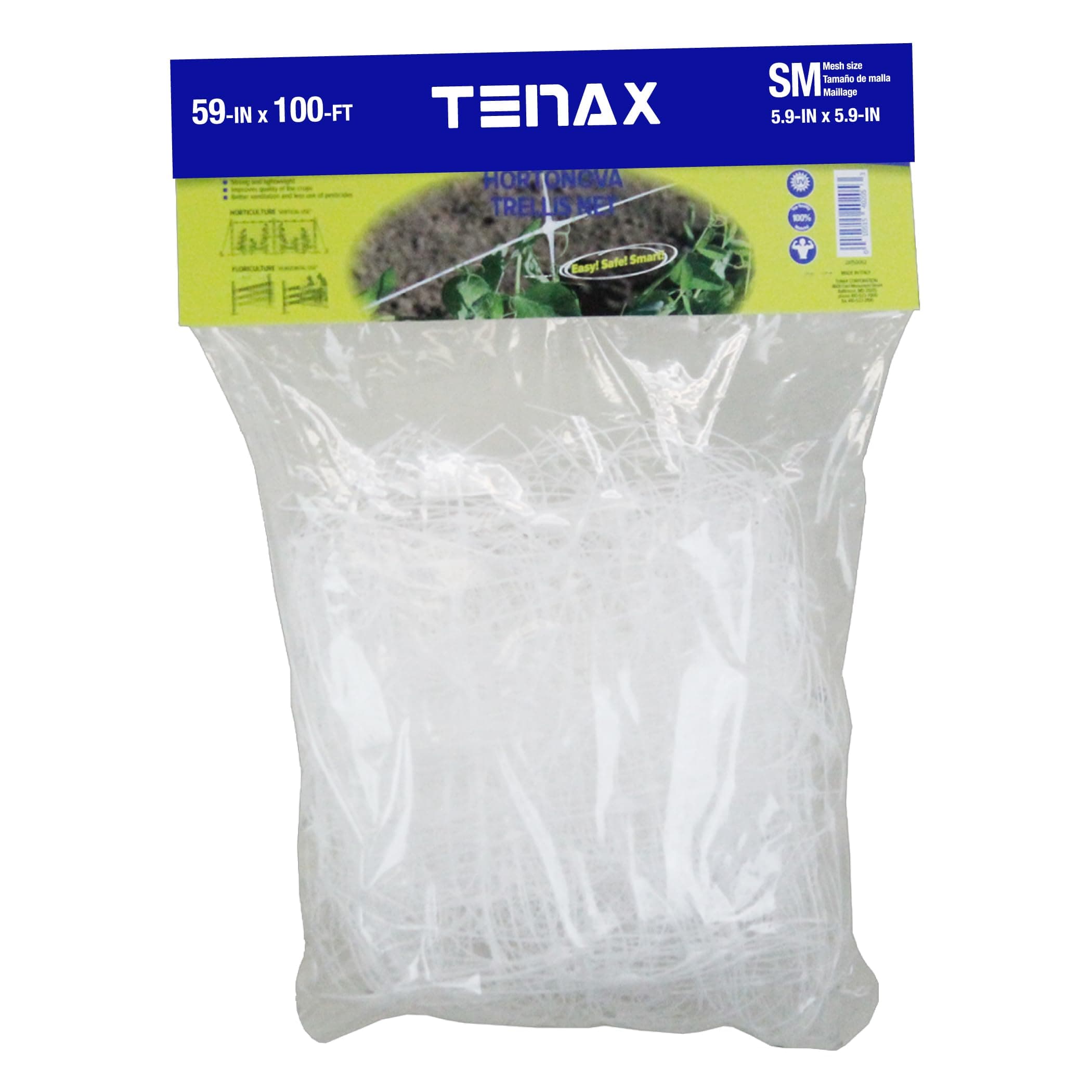 Tenax 2A150061 Hortonova Plant Trellis Net, 4.9 x 100'