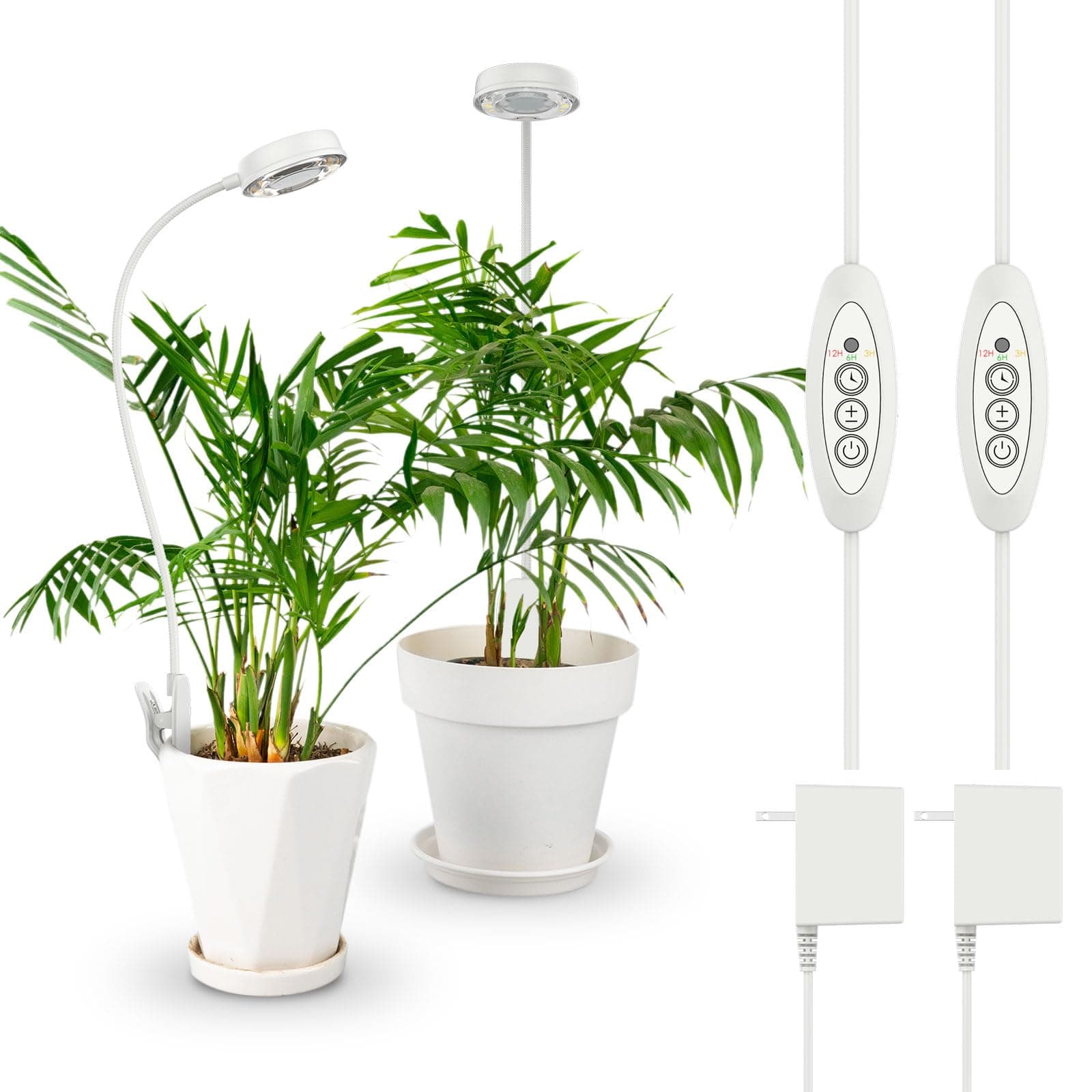 SANSI LED Grow Light for Indoor Plants, Full Spectrum, 4-Level Dimming