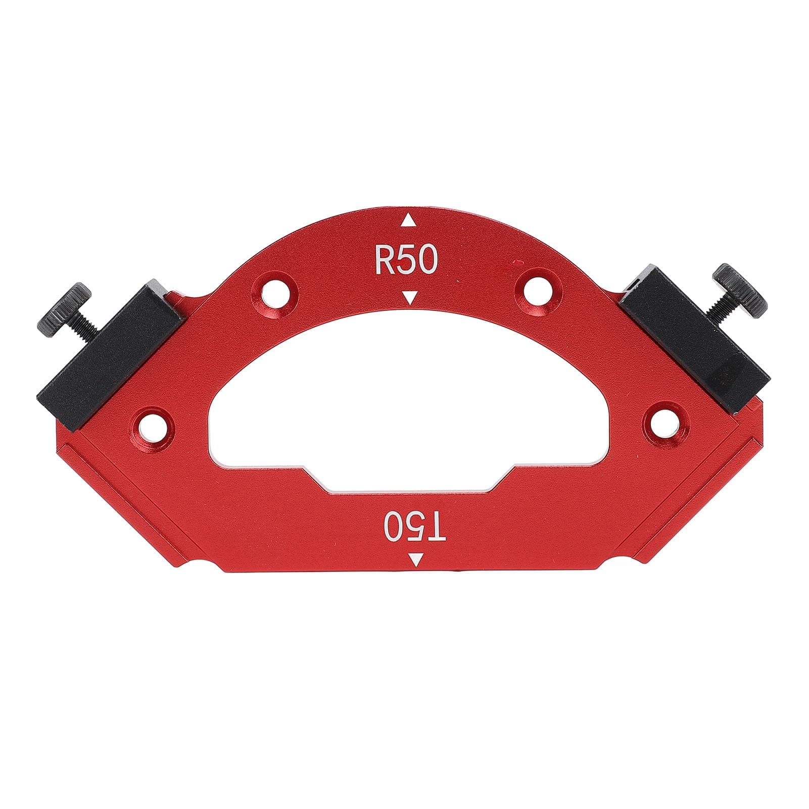 Corner Router Jig Aluminum Alloy R50 T50, Precise Shaping, Multi Functional, Enhance Efficiency with Easy Alignment for Woodworking