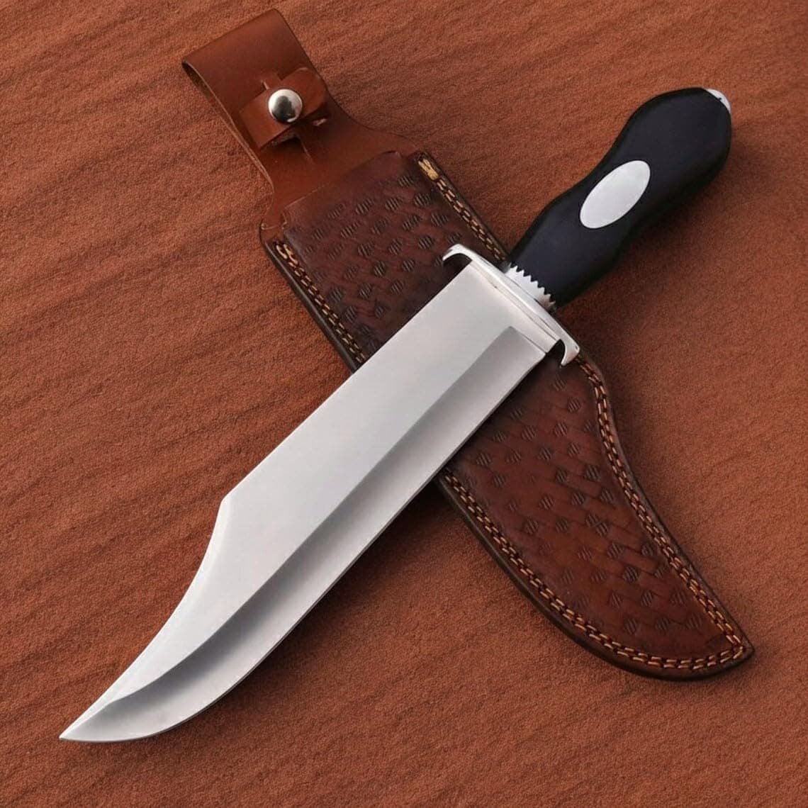Dundee Misses Iron Mistres Hunting Historical Replica Bowie KnifeResin Handle With Leather Sheath MBG-FD Hunting Knife, Hunting Knives, Hunting Bowie Knife, Historical Replica Bowie Knife, EDC Knife