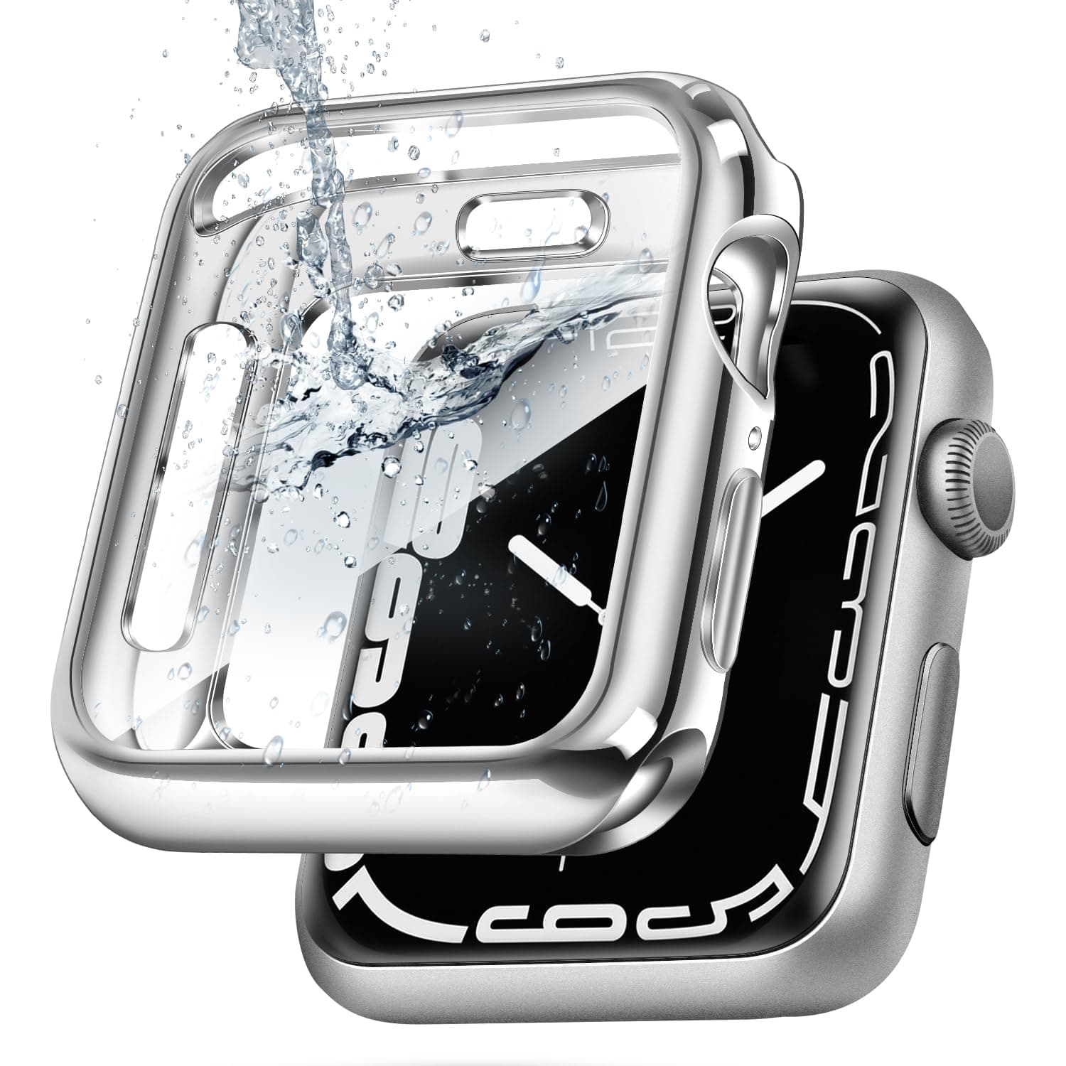 top4cus 42mm Protective Case for Apple Watch Series 3/2/1, Silver