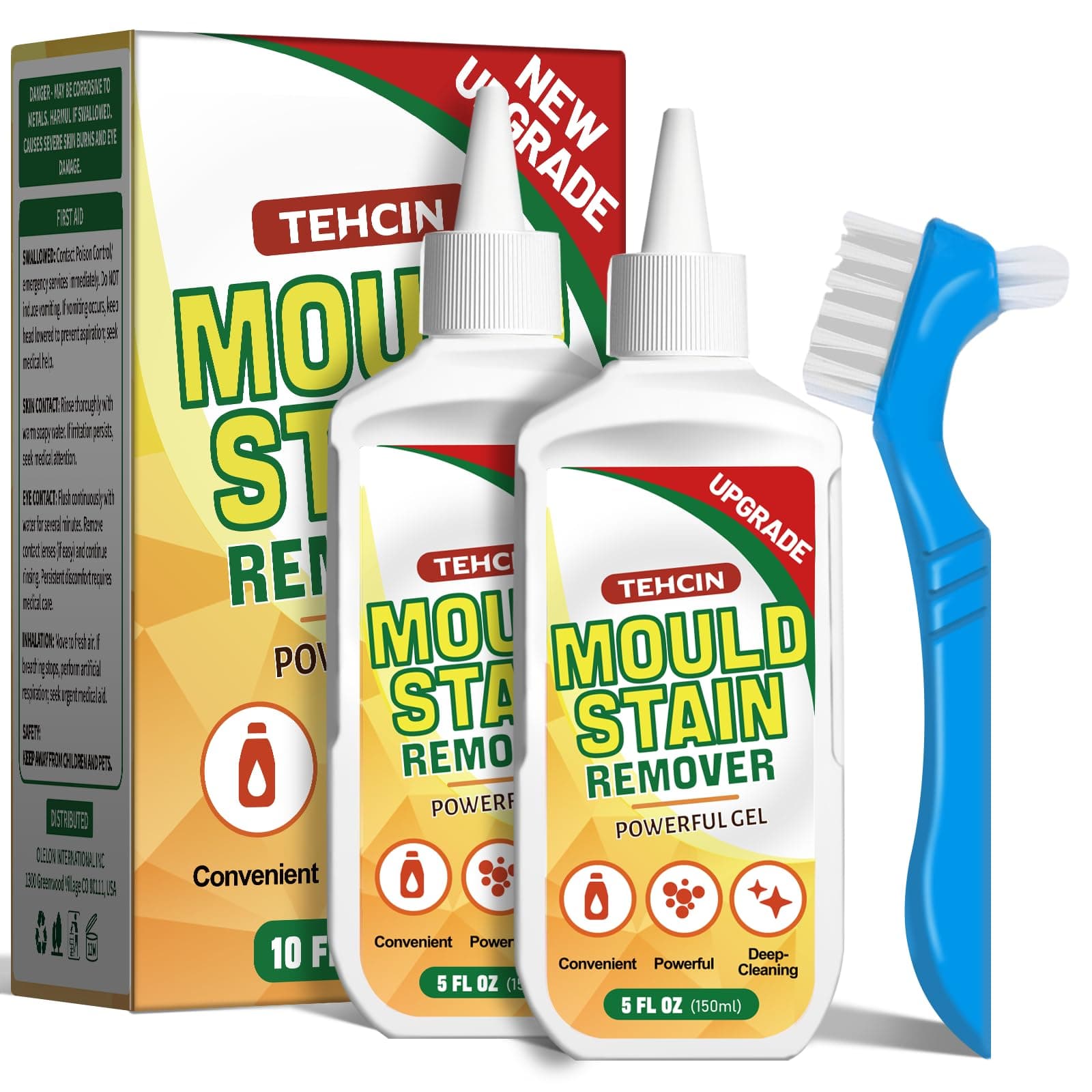 Mould Stain Remover Gel for Tile Grout Washing Machine Cleaner