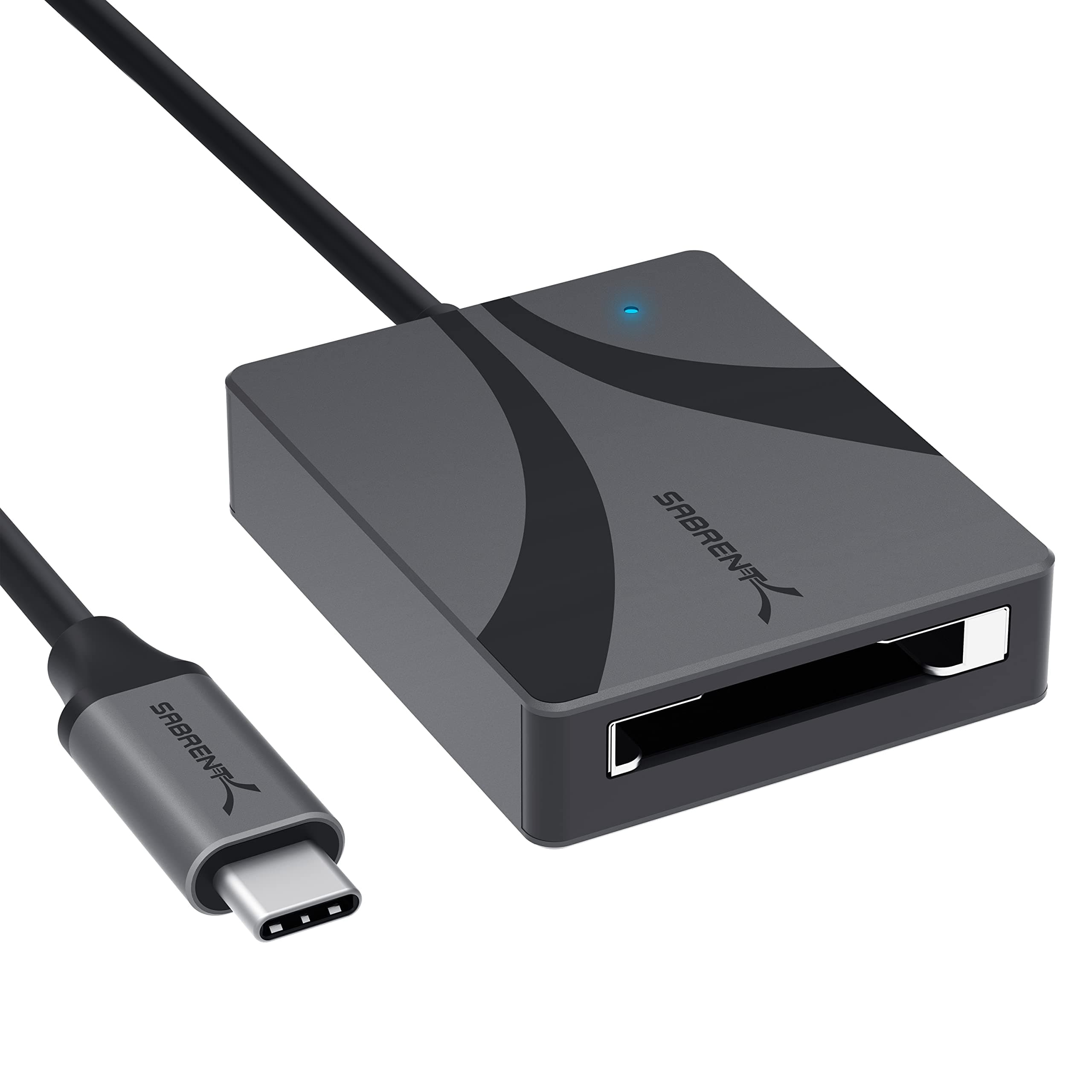 SABRENT CF Express Type B Card Reader, USB Type C 3.2x2 10Gbps (CR-CFXB)