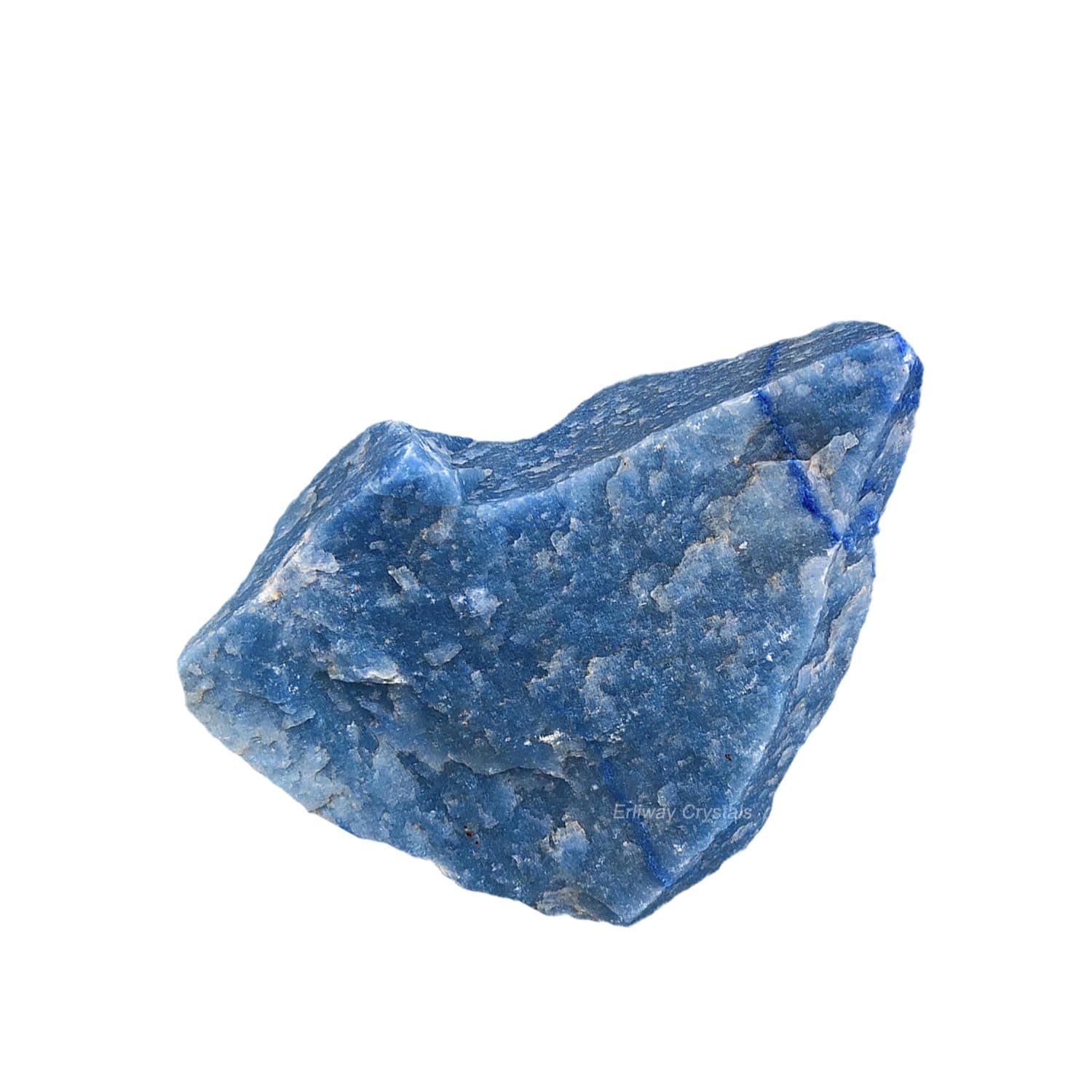 Erliway Blue Aventurines Raw Crystal Stone Large 1.25-2.0" Healing Crystals