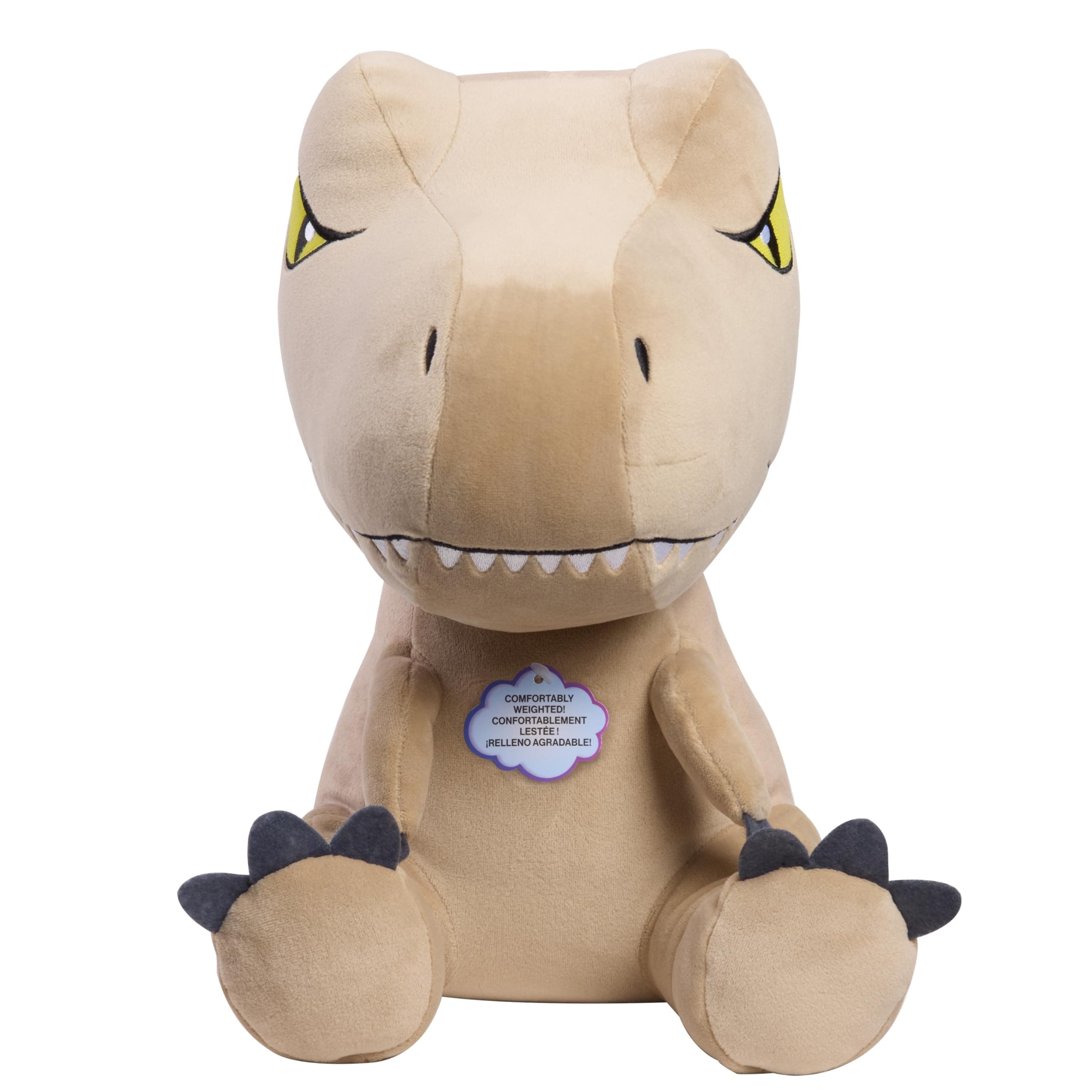 Jurassic World Comfeez Plush - T-Rex, Kids Toys for Ages 3 Up, Gifts and Presents