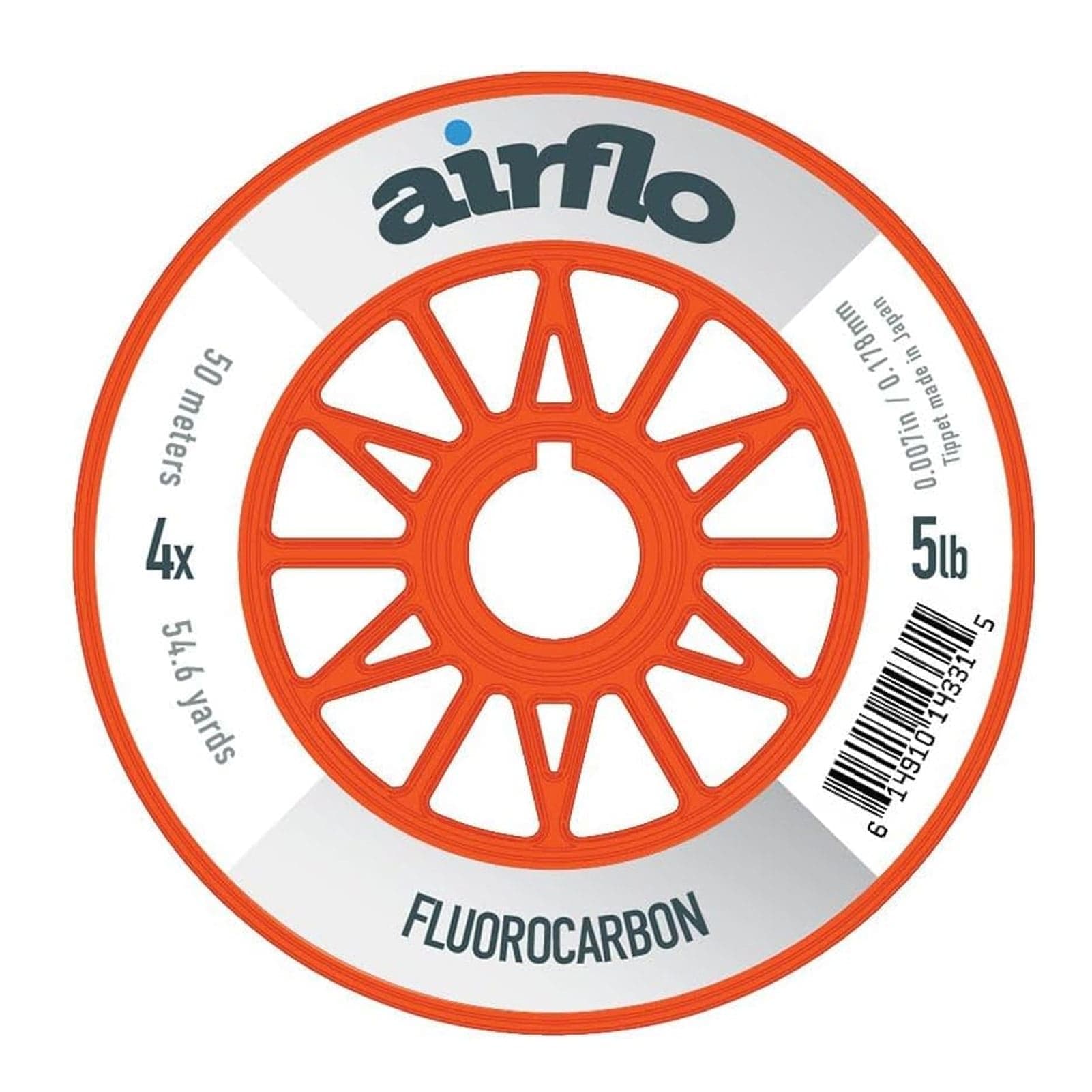 AIRFLO Fluorocarbon Tippet- 50M - 4X