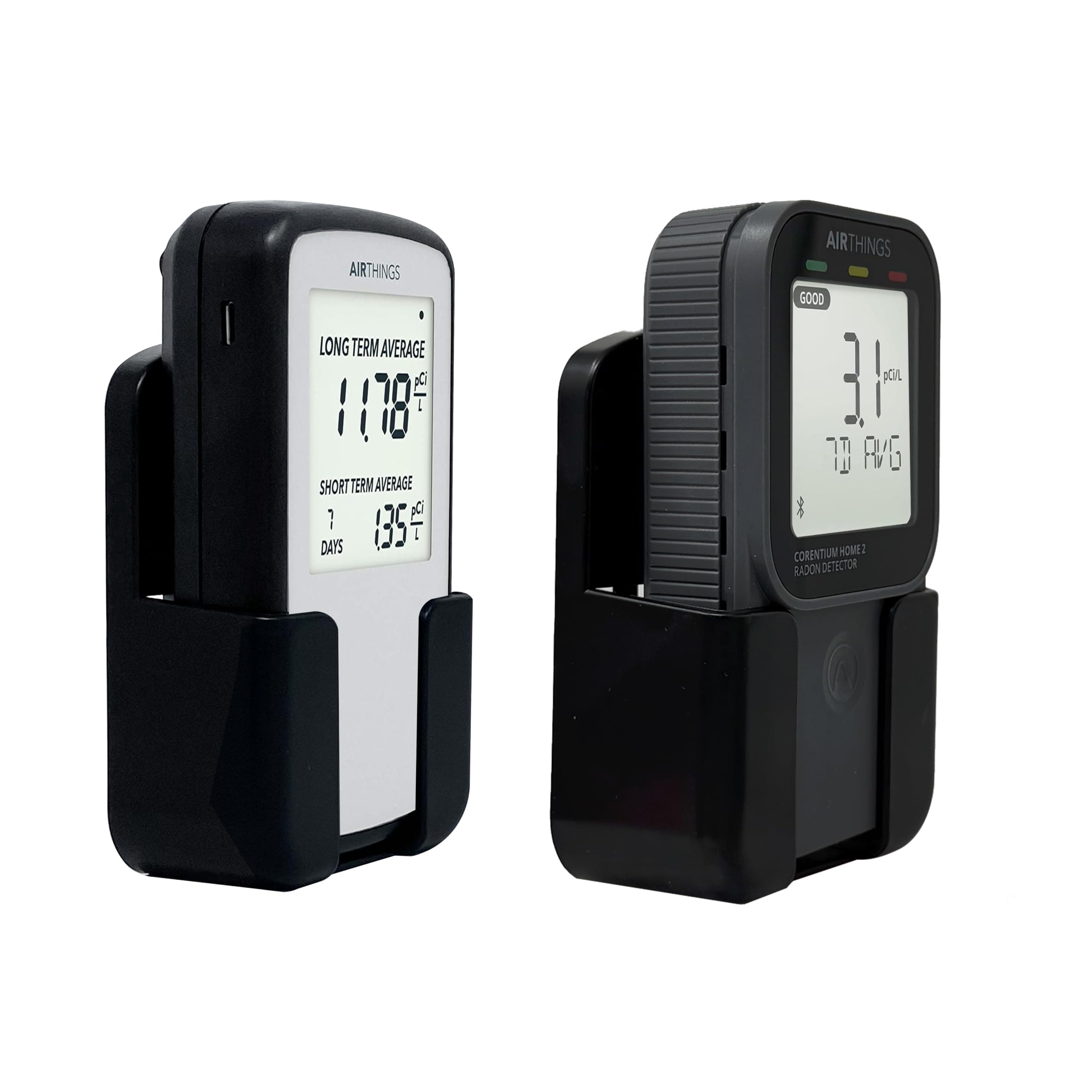 Multiple Purposes Case for Corentium Home Radon Detector by Airthings, for Desktop and Wall-Mounted