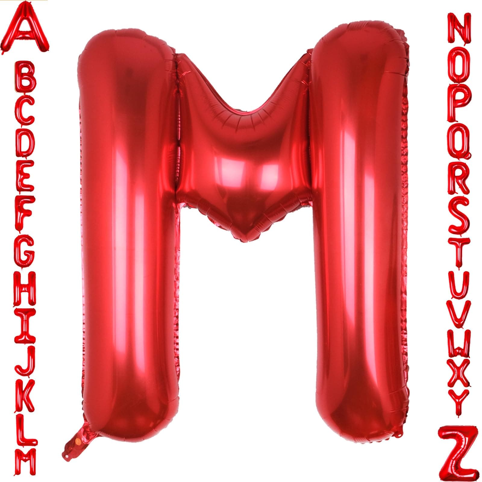 AULE Giant Red Letter Balloon Large Mylar Balloon Birthday Party Decoration 40 inch