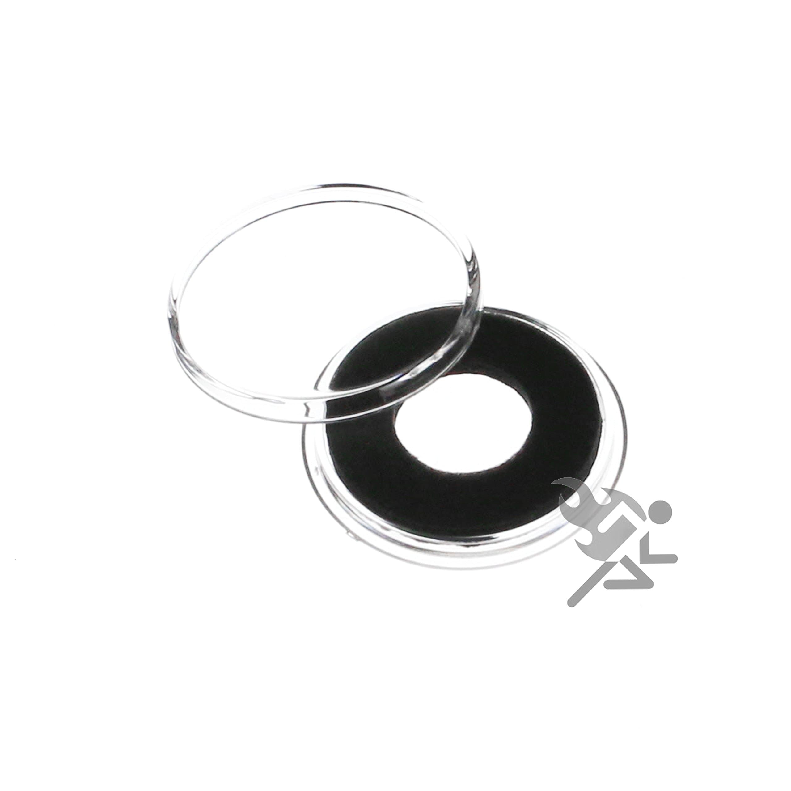(10) Air-tite 13mm Black Ring Coin Holder Capsules for 1/20oz Gold Libertads