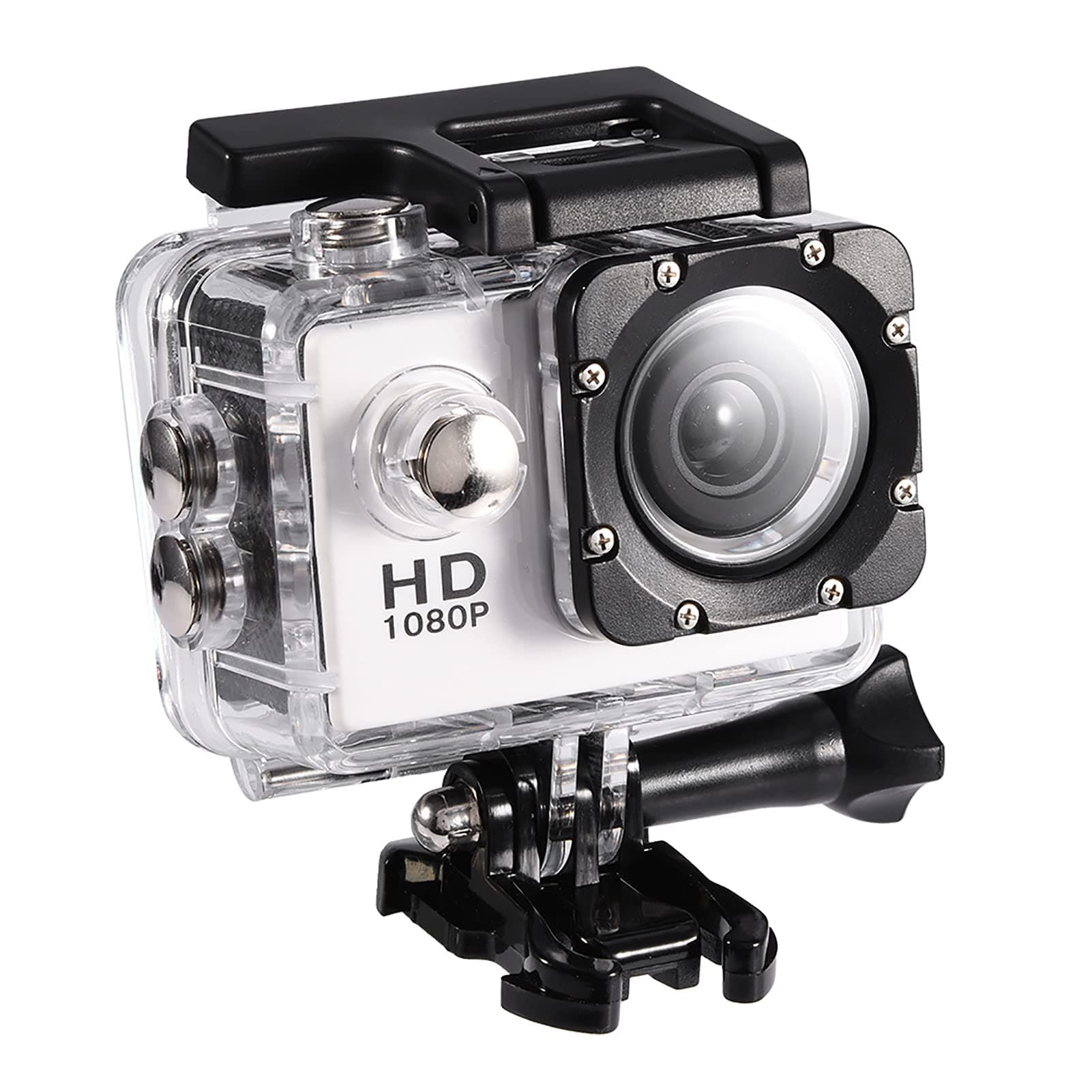 Waterproof Camera DV, Sports Camera Exquisite 7 Colors Long Service Life for Under Water for Record Life for Clear Visual Enjoyment (White)