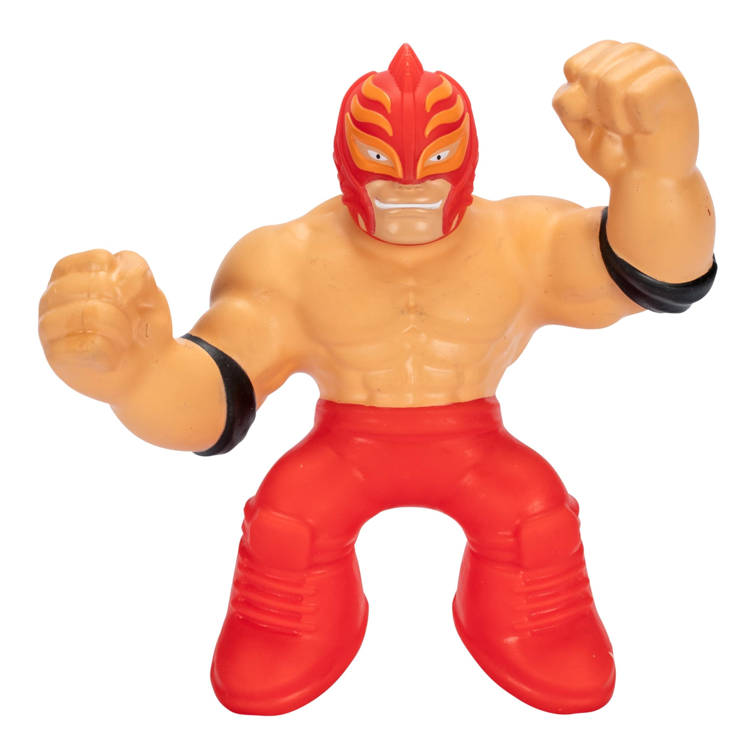 Heroes of Goo Jit Zu WWE Stretchy Superstar Rey Mysterio, Stretch This Amazing WWE Goo Filled Figure of Rey Mysterio with Unique Superstar Gel Filling, Stretch Him Up to 3 Times His Size