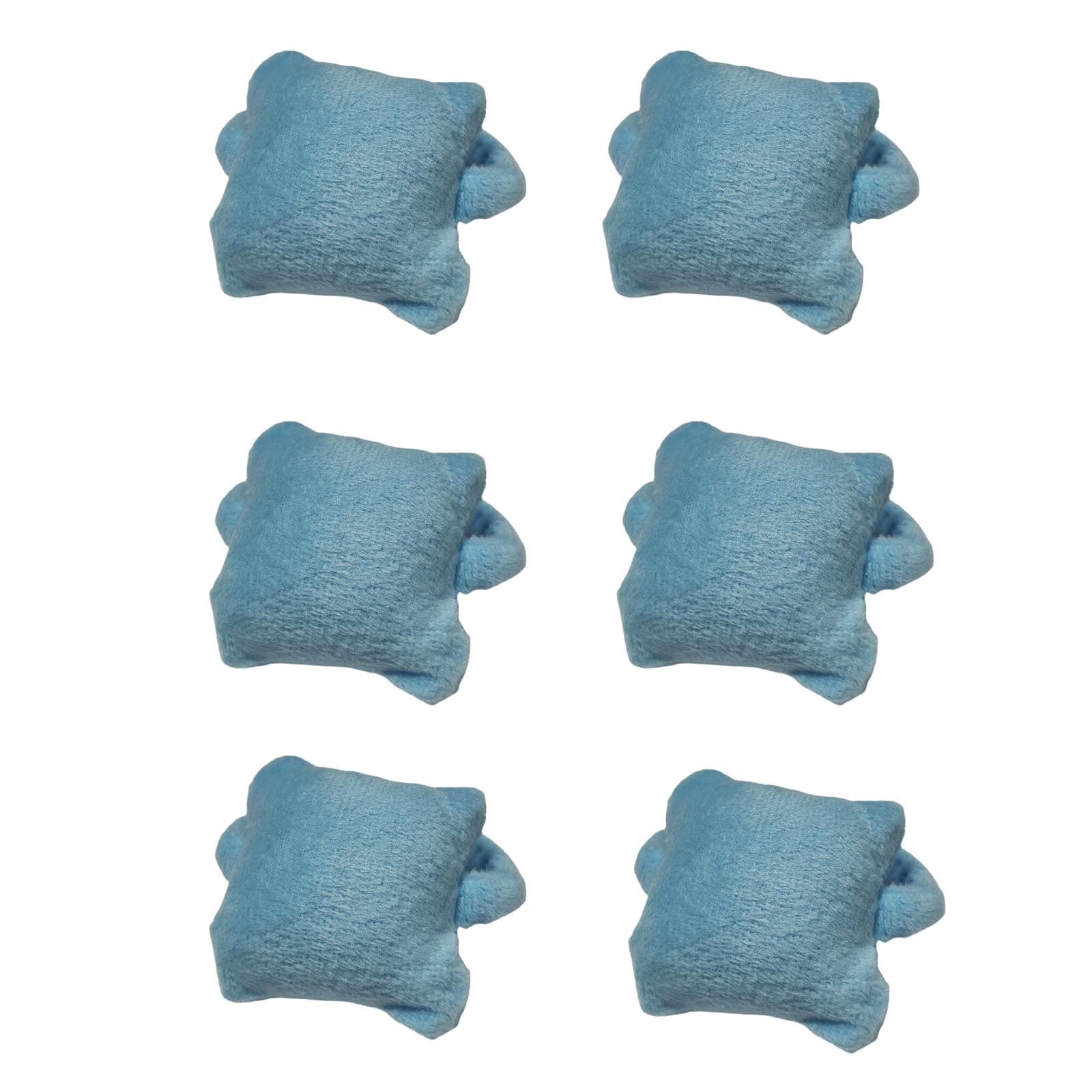 Nocwpsi 6Pcs Wrist Rests Mouse Pad Keyboard Typing Support Cushions for Home Office,Blue