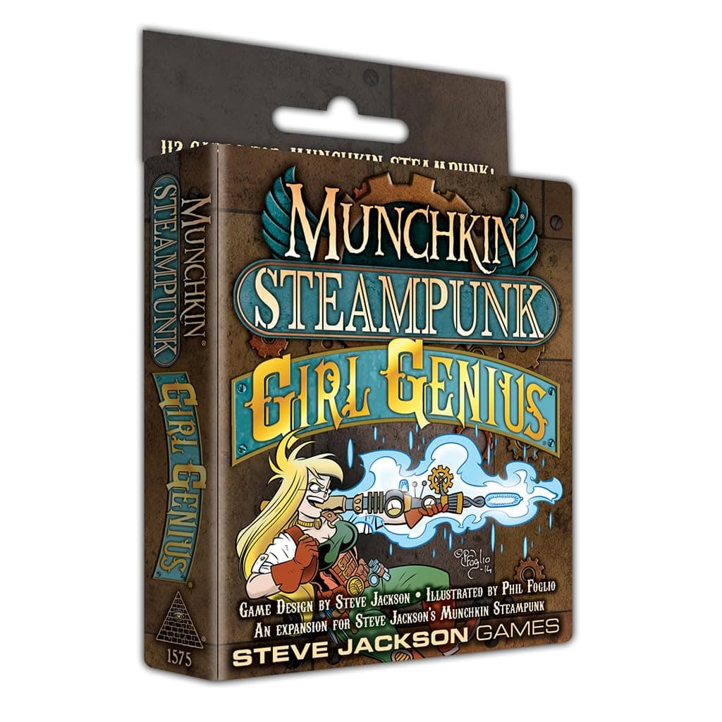 Steve Jackson Games Board Game Munchkin Steampunk Girl Genius