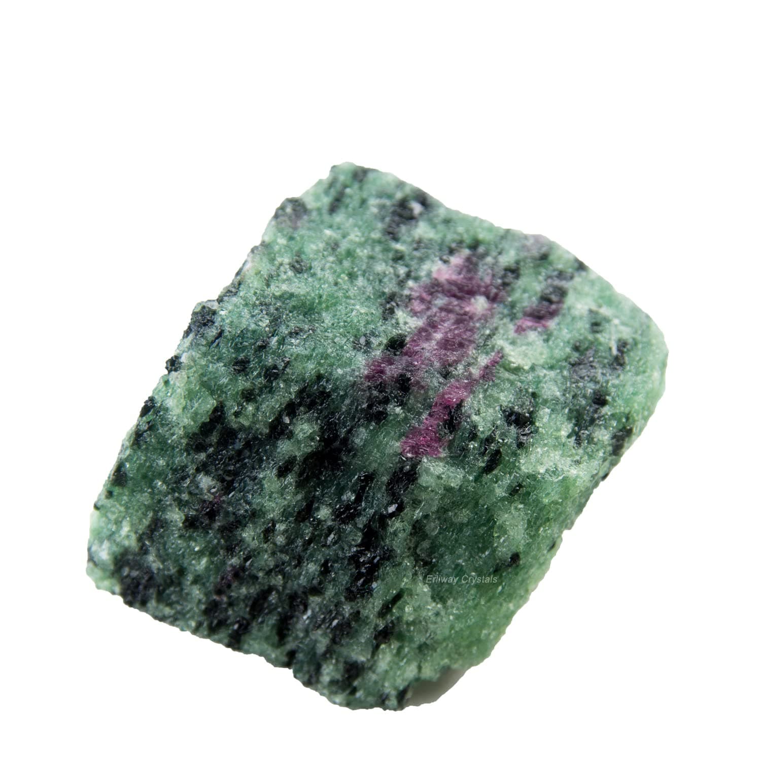 Erliway Green Ruby Zoisite Raw Crystal Stone 1.25-2.0" Healing Crystals