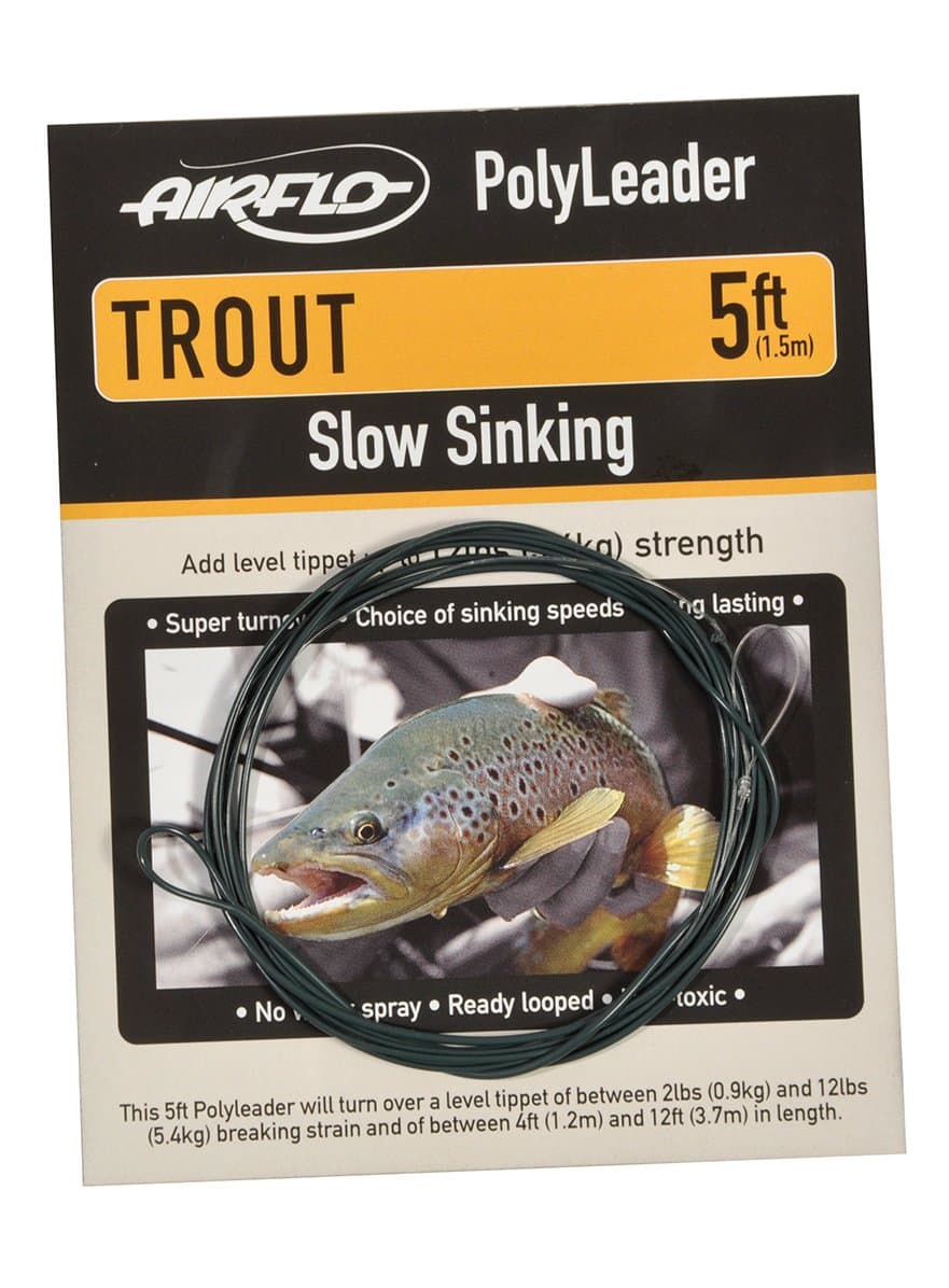 AIRFLO Trout Polyleader | Slow Sinking 10'