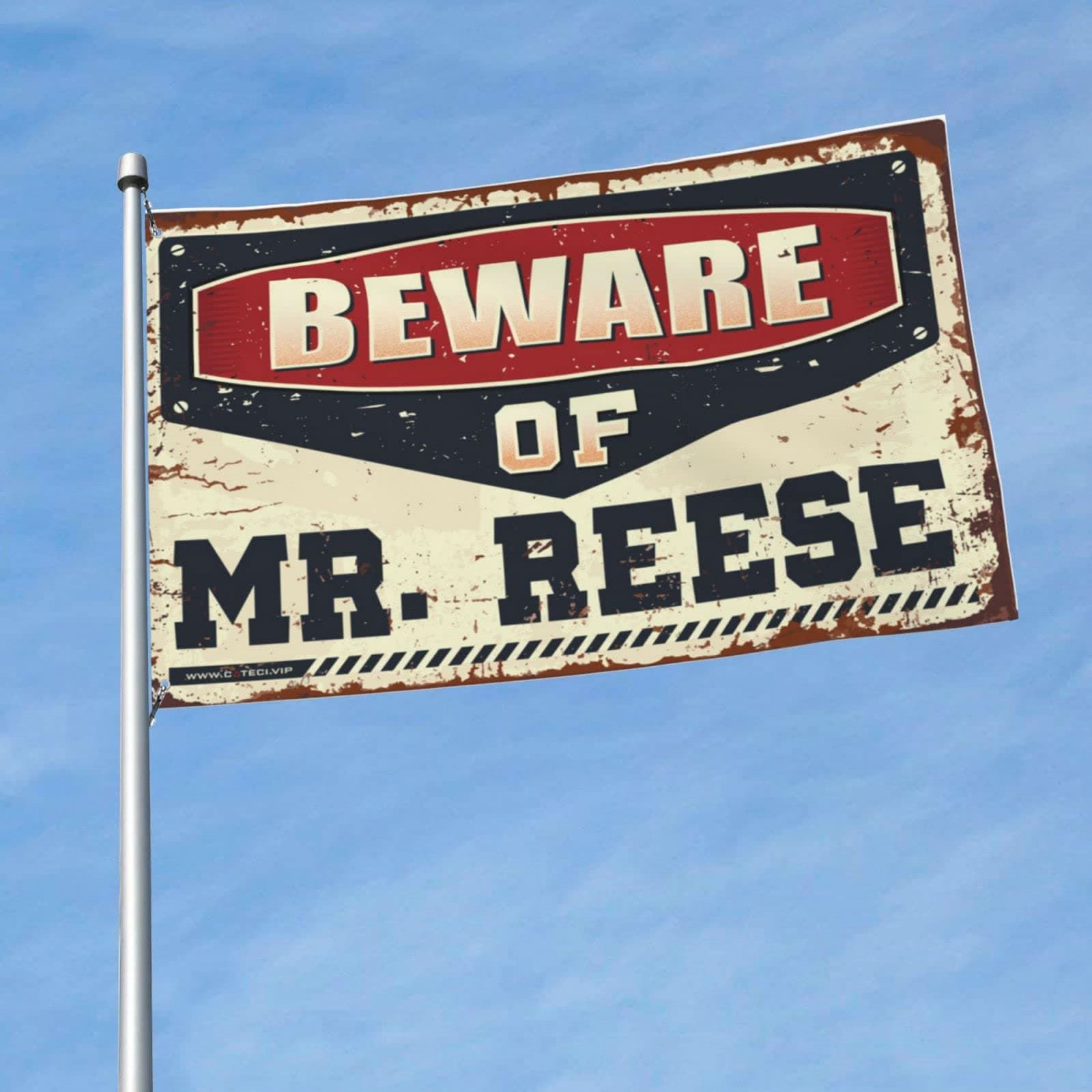 Dorm Flags For Girls Beware Of Mr. Reese Flag Flags For Room Girls Men Stuff (Size : 120X180CM)