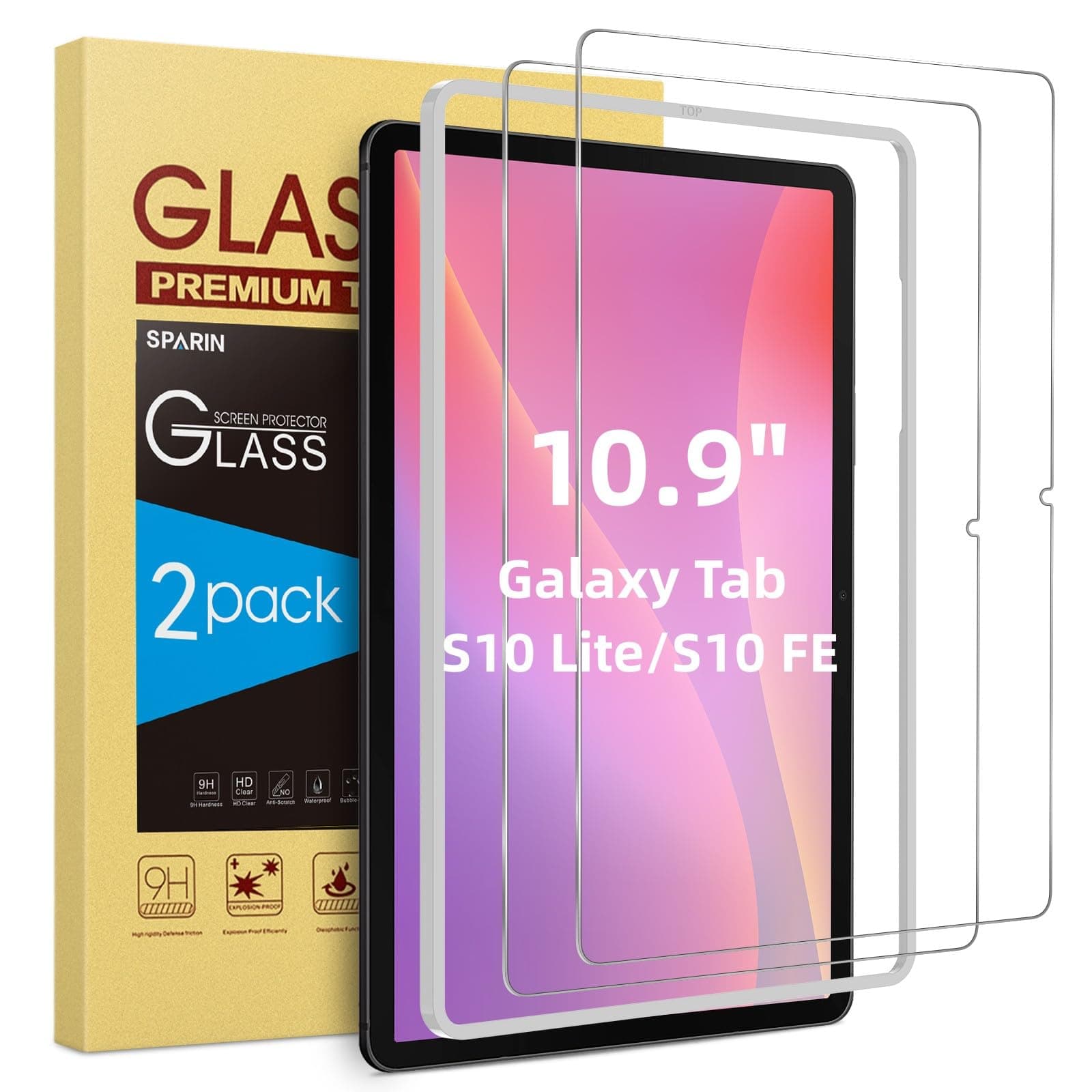 SPARIN Screen Protector for Galaxy Tab S10 Lite/ S10 FE /S9 FE 10.9 Inch