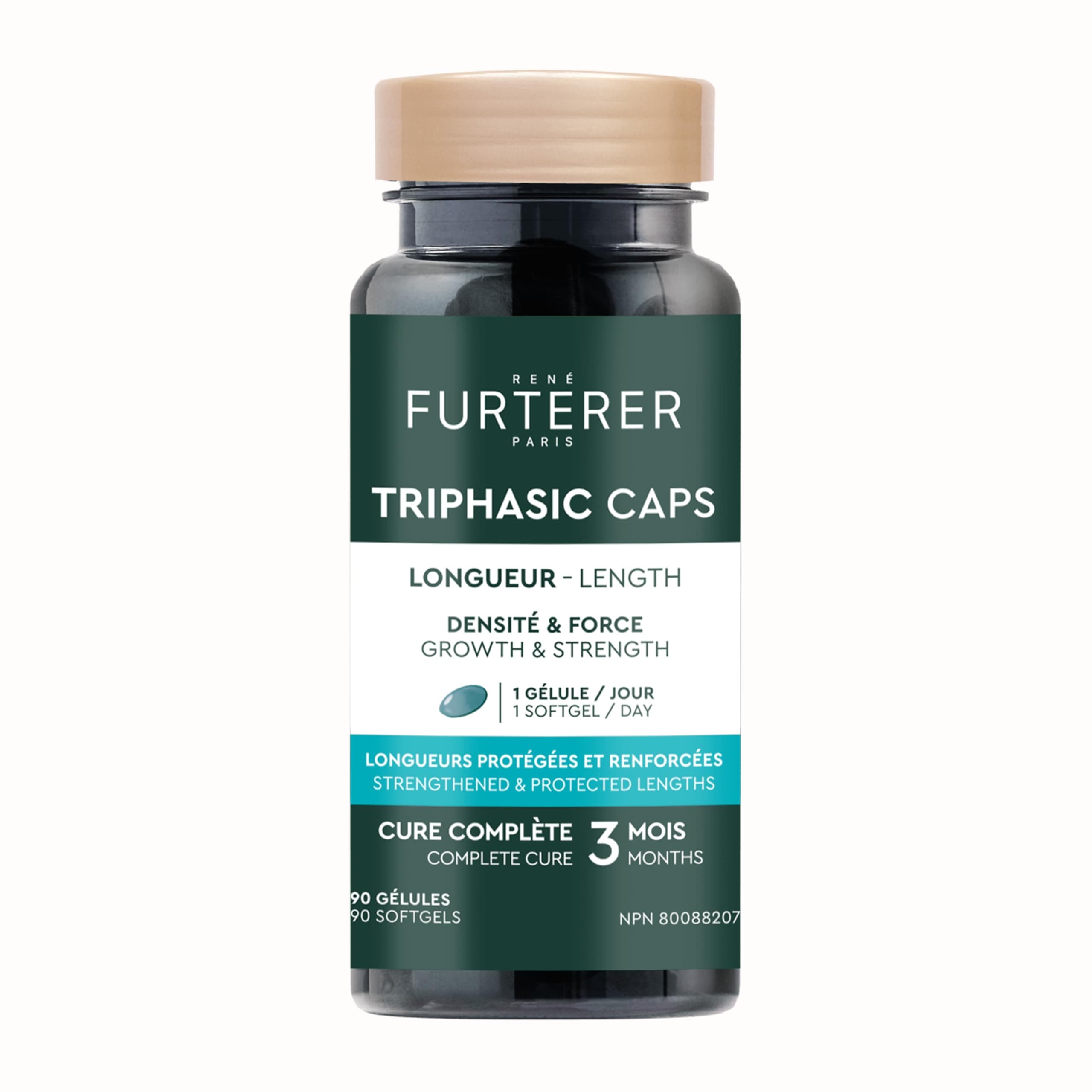 René Furterer Triphasic Activee Length Hair Growth Capsules, 90 ct