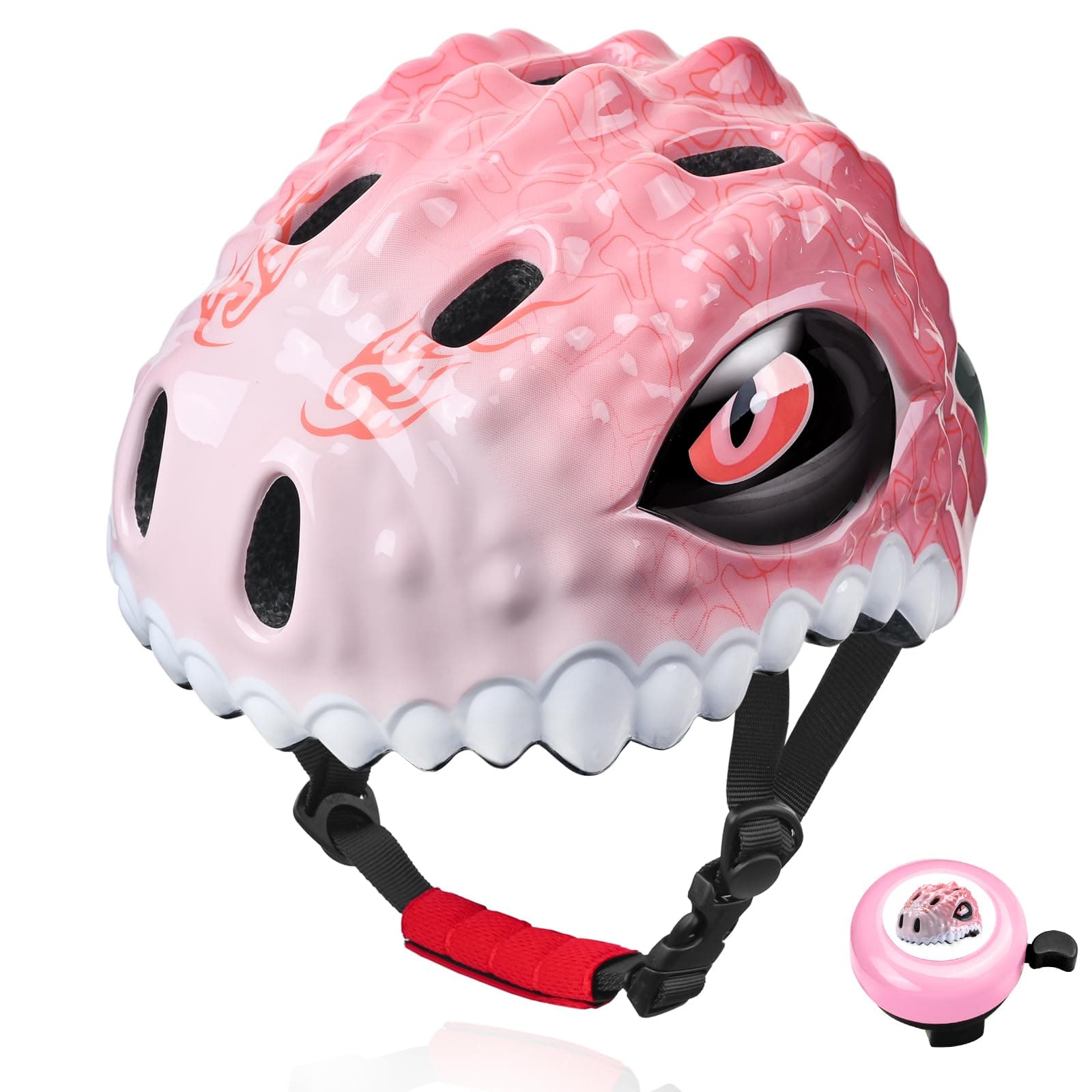 DOJASOHILMI Toddler/Kids Bike Helmet for Boys Girls Adjustable Kids Helmet 3D Lightweight Ventilation and Multi-Sports Scooter Cycling Roller Balance Bike