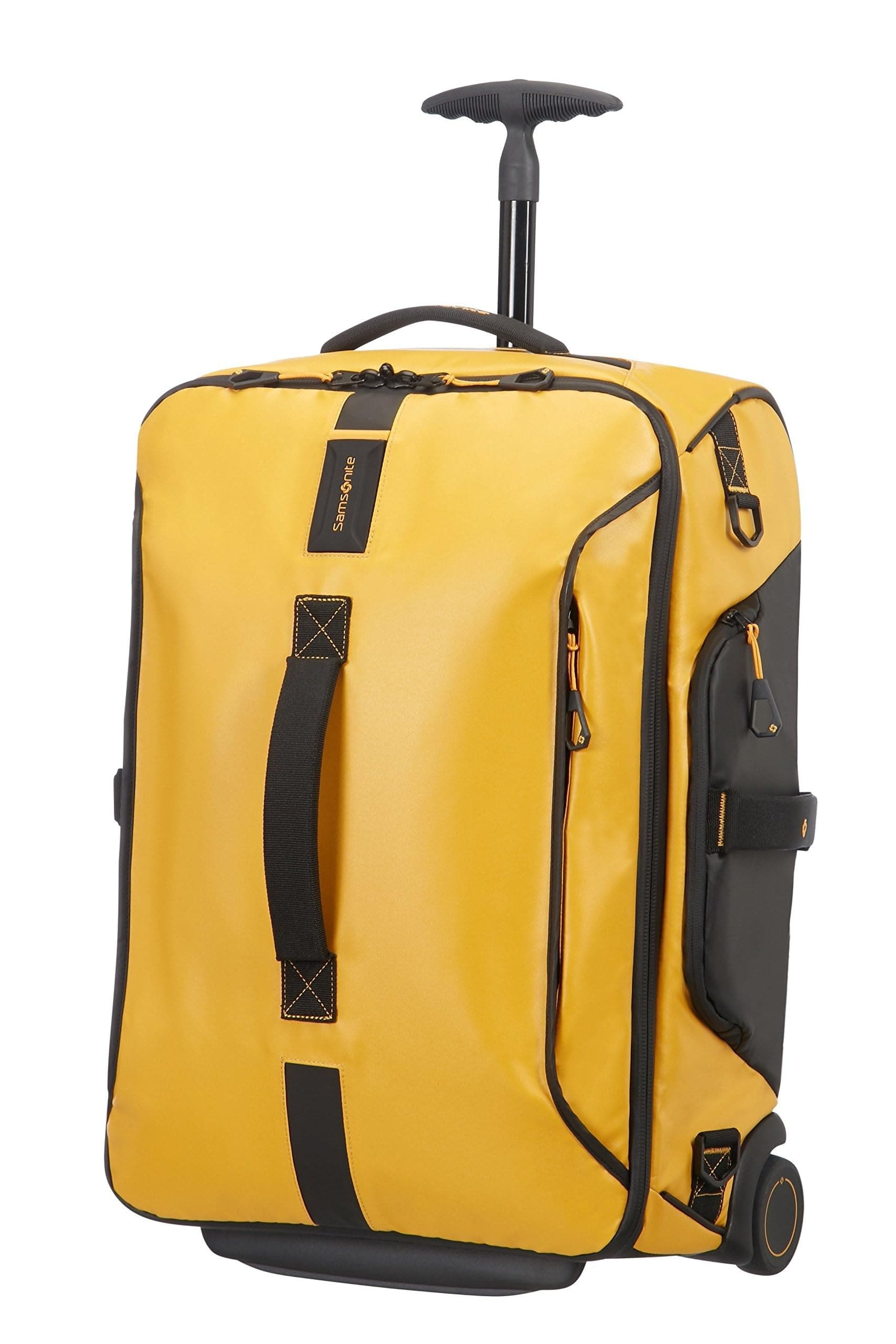 Samsonite Paradiver Light - Bolsa de Viaje/Mochila con 2 Ruedas S, 55 cm, 51 L, Amarillo (Yellow)