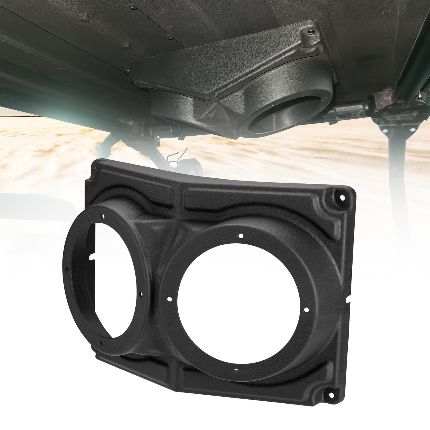 UTV Overhead Speakers Pods Enclosure, HAKA TOUGH 6.5" Universal Waterproof Speaker Mount Box for Polaris RZR, Can Am X3, UTV, Cart Accessories, 1PC