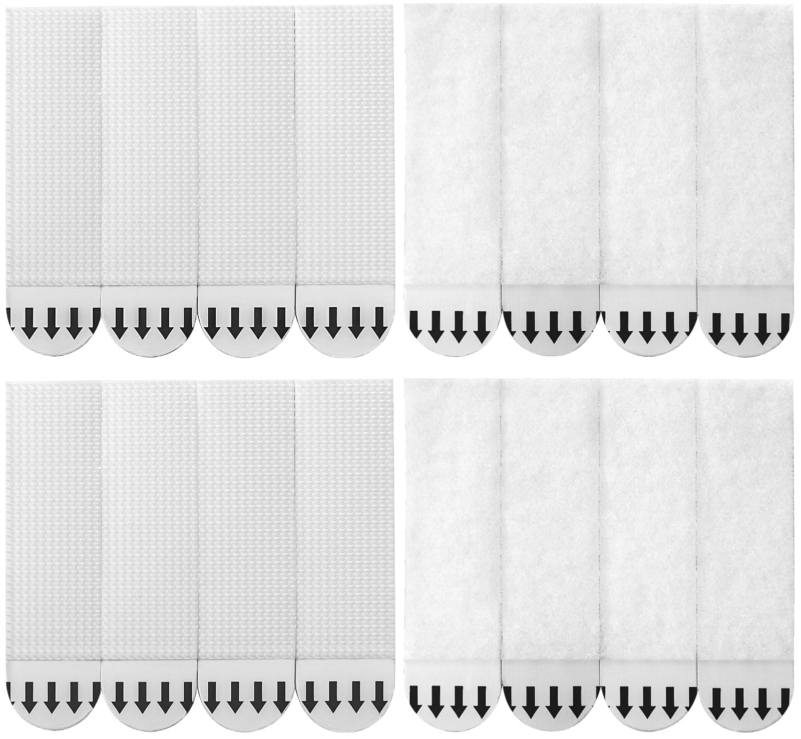 Medium Picture Hanging Strips Heavy Duty,36-Pairs(72 Strips) Sticky Picture Hangers for Walls Hanging Without Nail,Damage Free No Nails Refill Adhesive Poster Frame Mounting