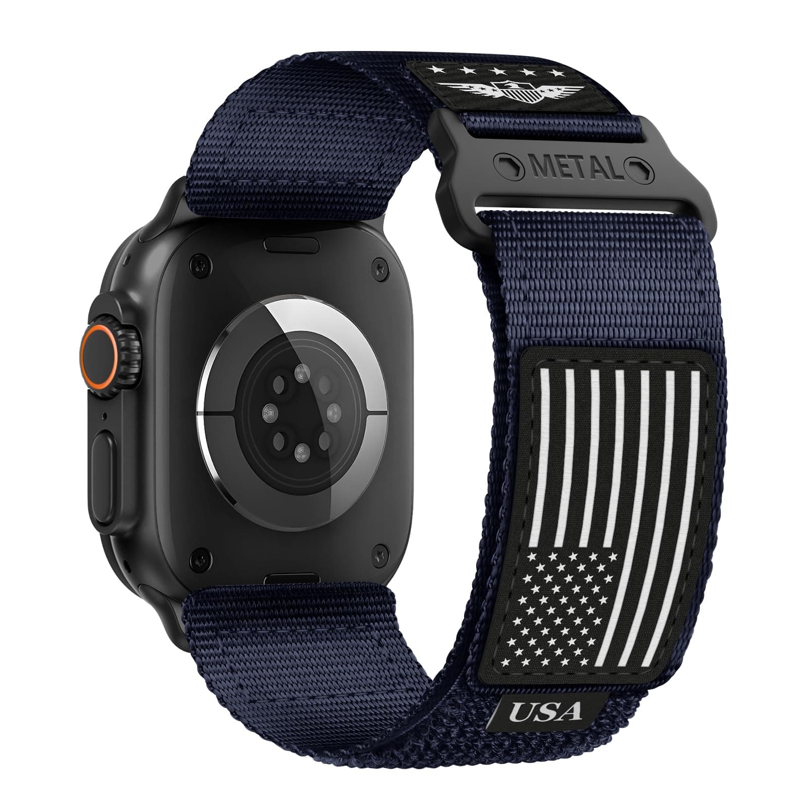 Rugged Nylon for Apple Watch Ultra 2/Ultra 3 Band 49mm 46mm 45mm 44mm Men
