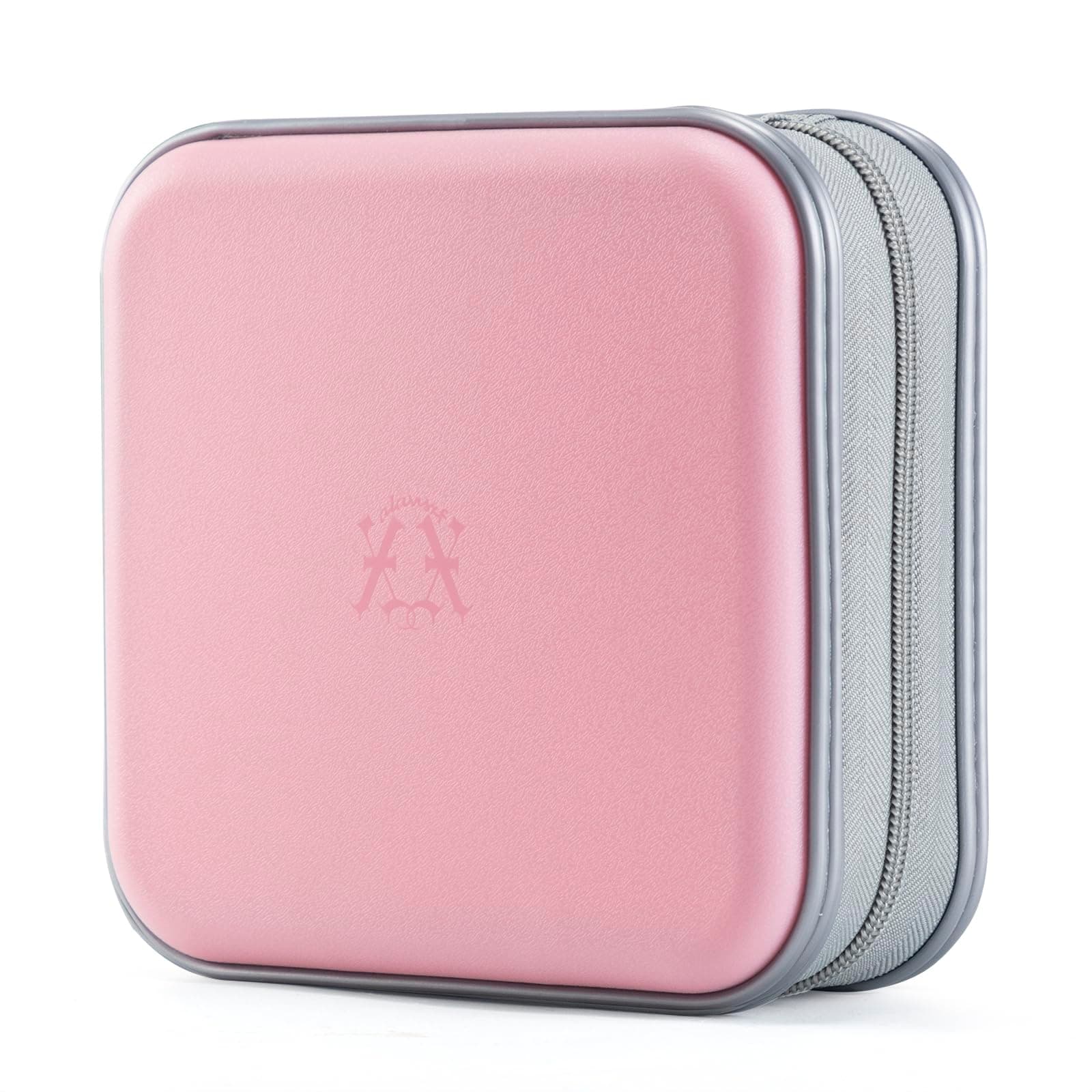 alavisxf xx CD Case, 48 Capacity Hard Plastic Disc Holder for Car Home