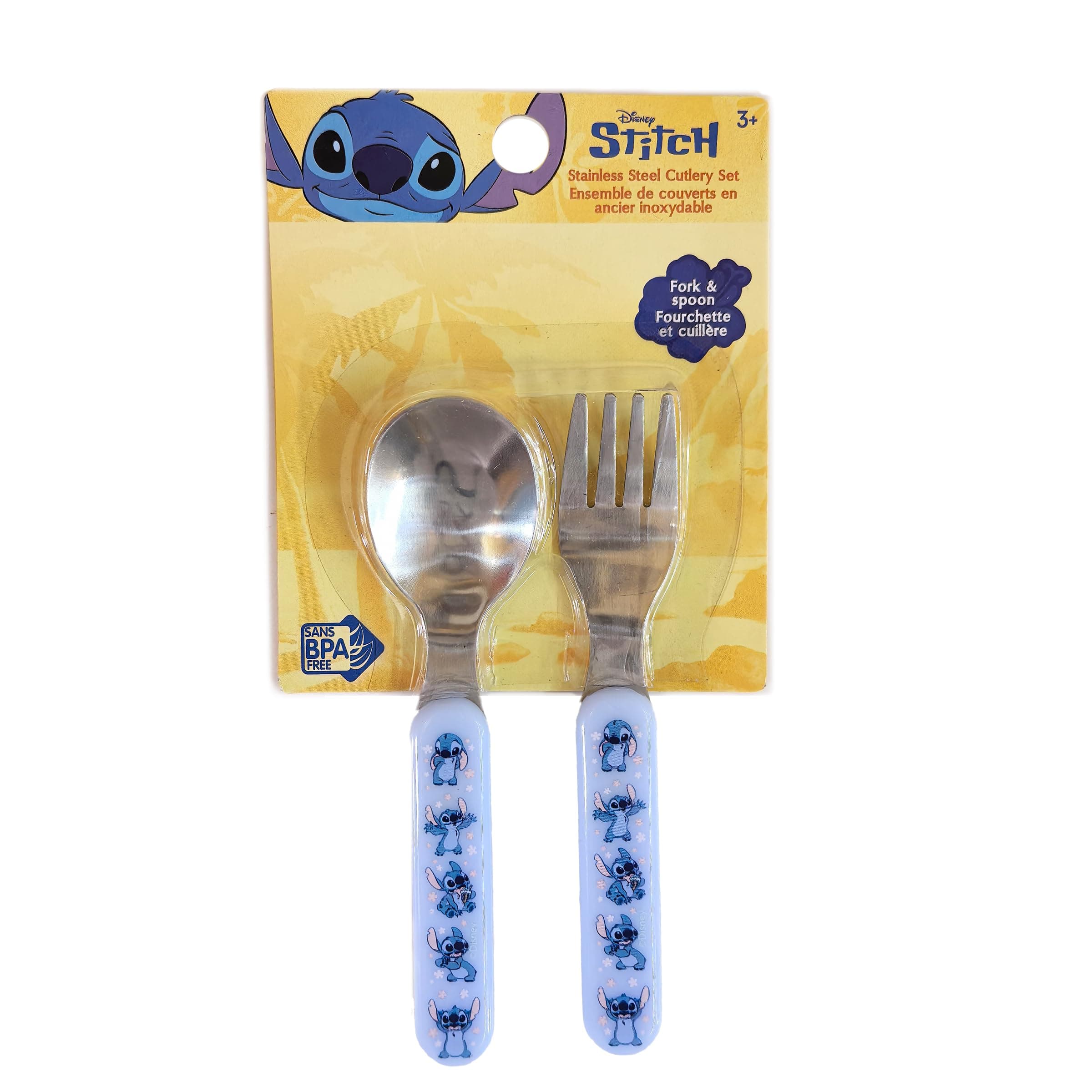 Stitch Stainless Steel Cutlery Set for Kids