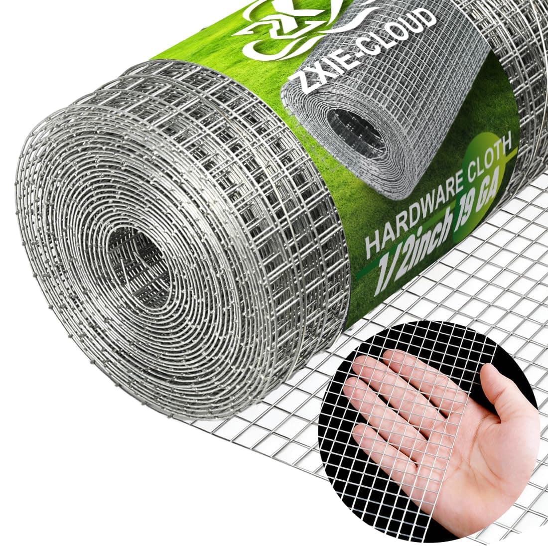ZXIE-Cloud Chicken Wire Fence,Hardware Cloth 1/2 Inch 4inx10ft (19 GA)