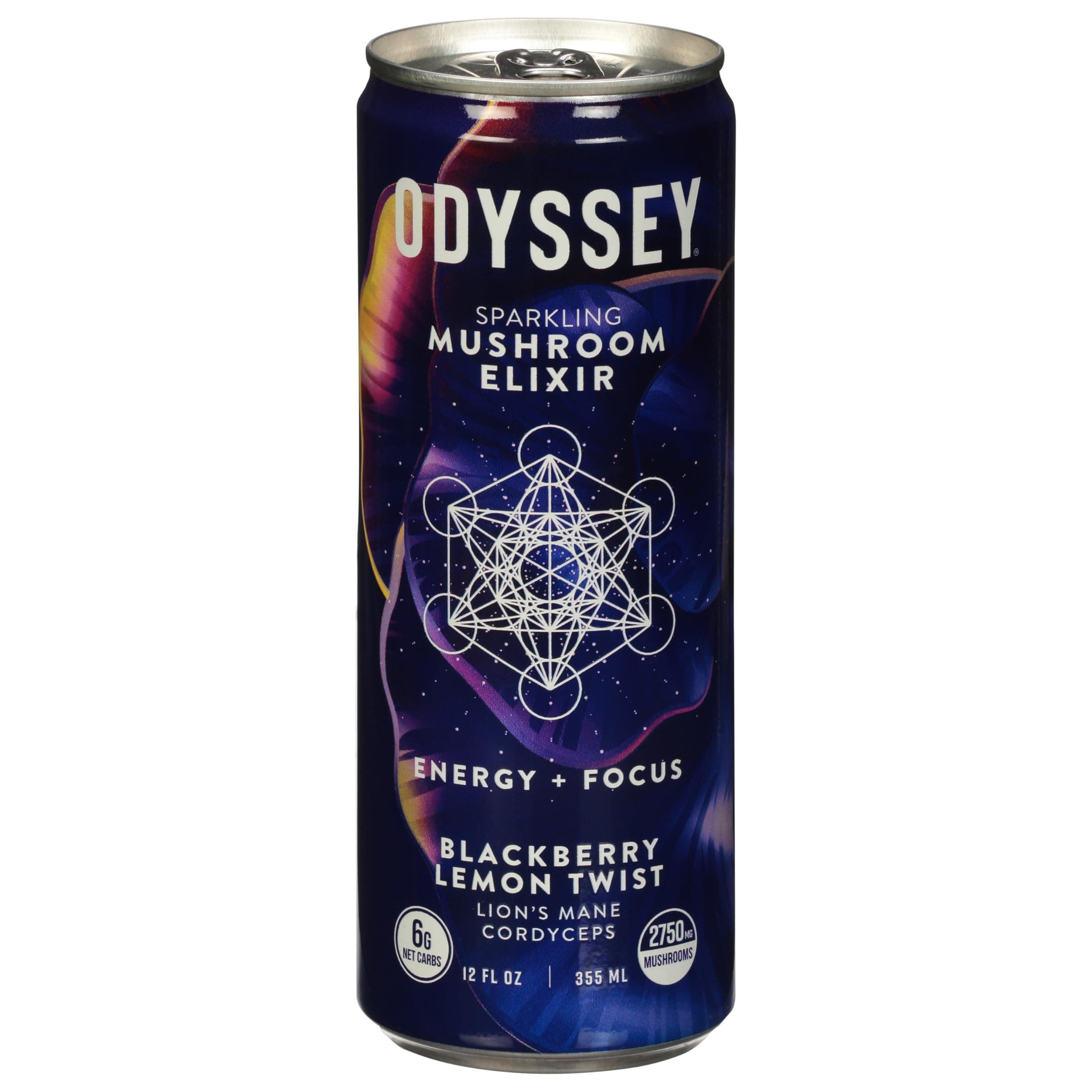 Odyssey Mushroom Elixir Mixed Berry Sparkling Mushroom Elixir, 12 FZ