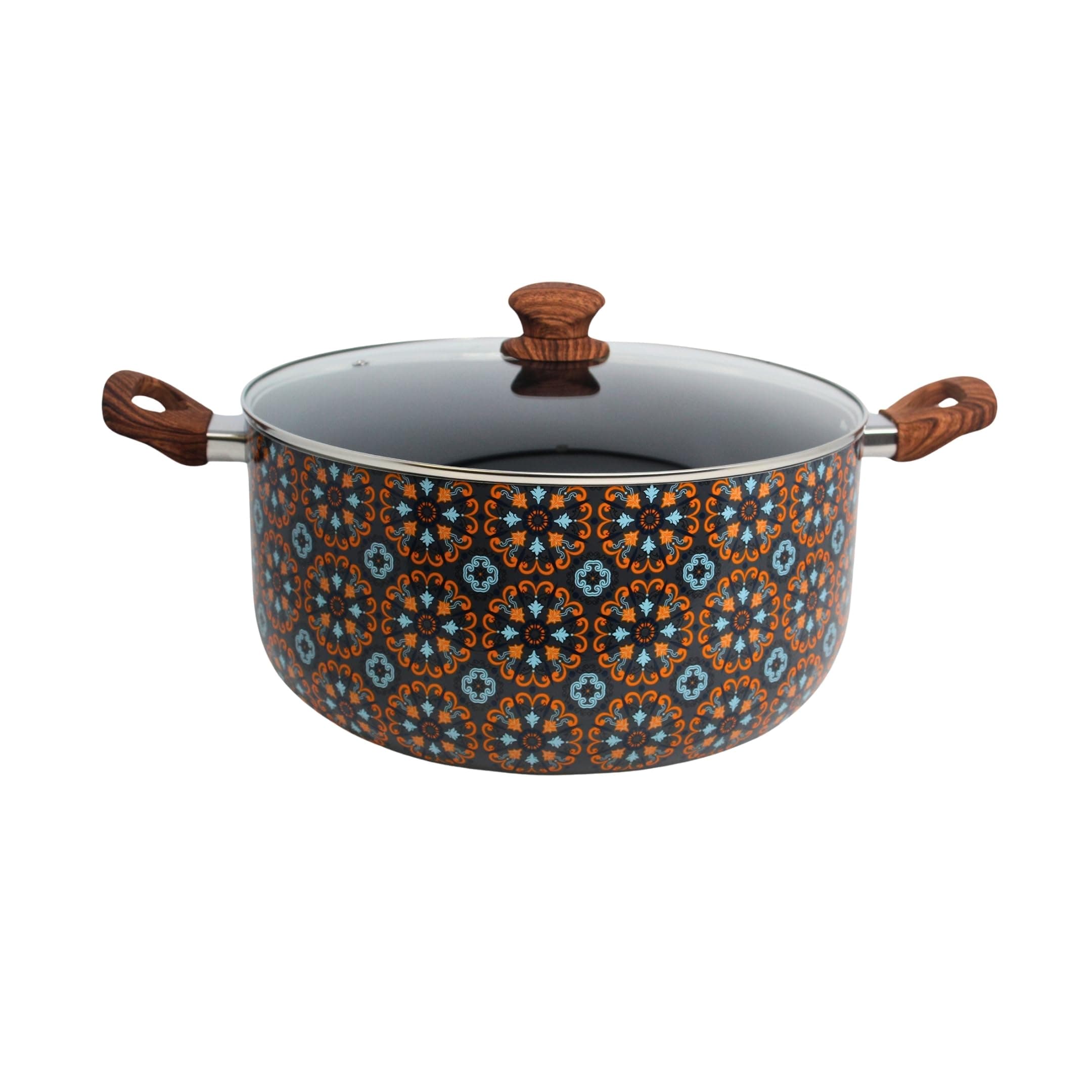 IMUSA 10Qt Talavera Dutch Oven w/Blk