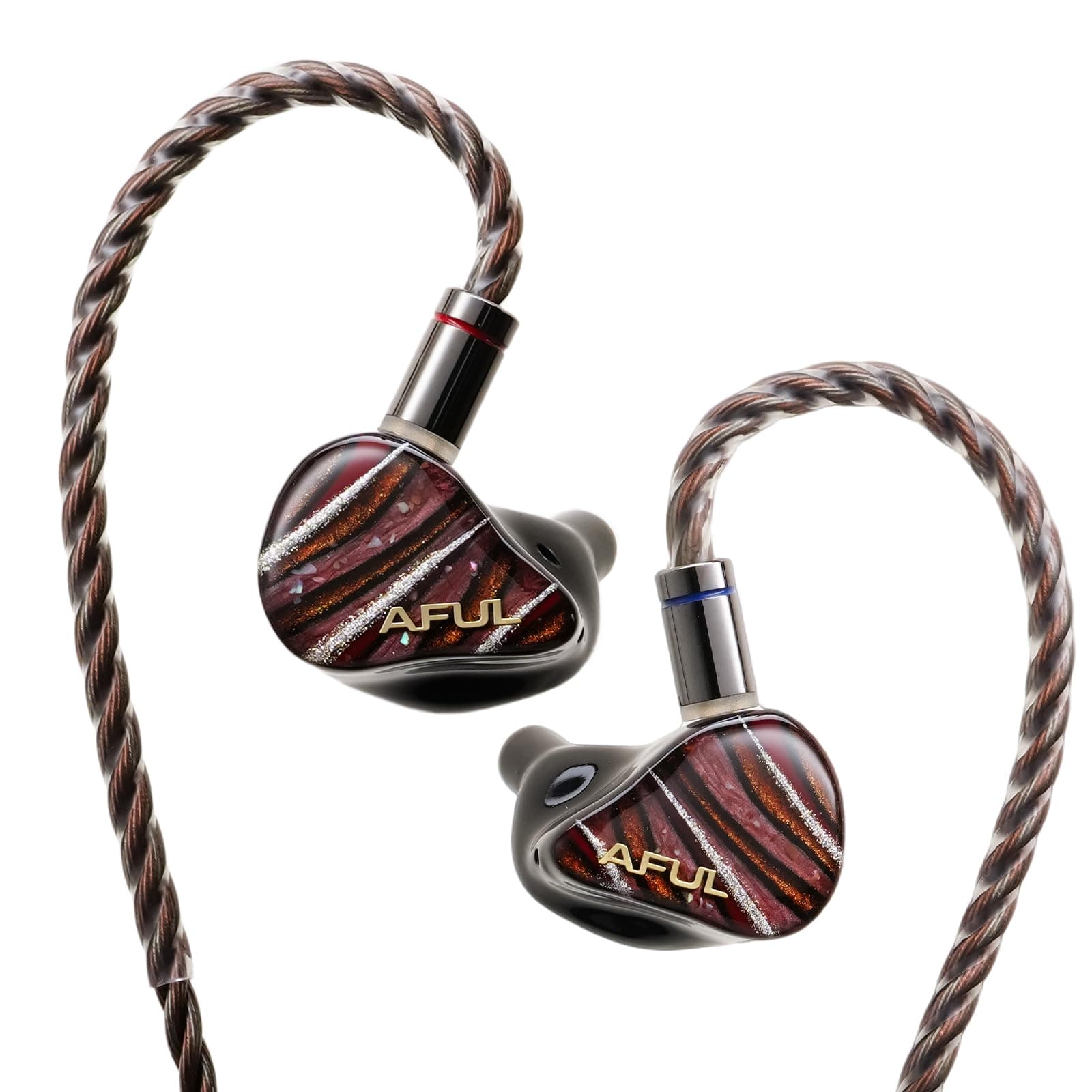 HiFiGo AFUL Performer 8S イヤモニ モニターイヤホン 有線 イヤホン1DD +6BA +1Passive Radiator +1Micro Planar HiFi音質 2pin着脱式 (Performer 8S-4.4mm)