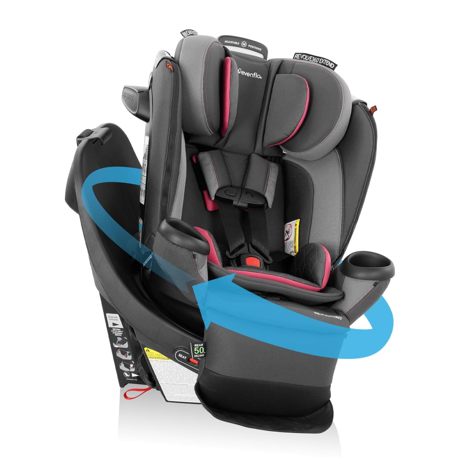 Evenflo Revolve360 Extend All-in-One Rotating Car Seat