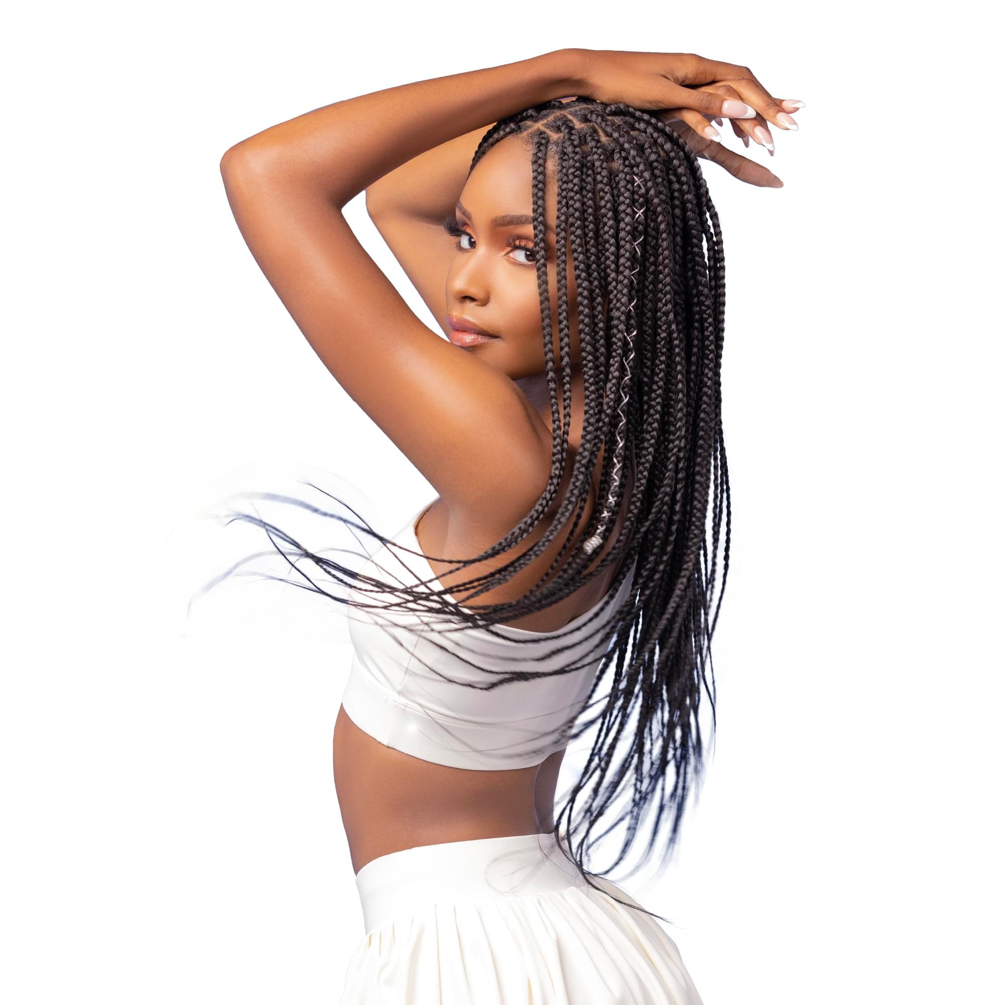 Sensationnel X-Pression 100% Kanekalon Crochet Braid - 3X RUWA Pre-Stretched 24" (5 Pack, 350)