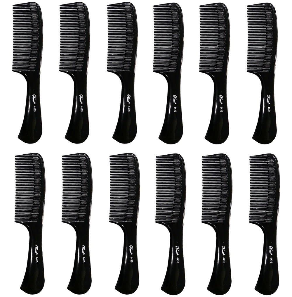 Barber Beauty Salon Hair Krest 4435 9" Cutting Comb (12 Pack) 12 x SB-K4435-BLK