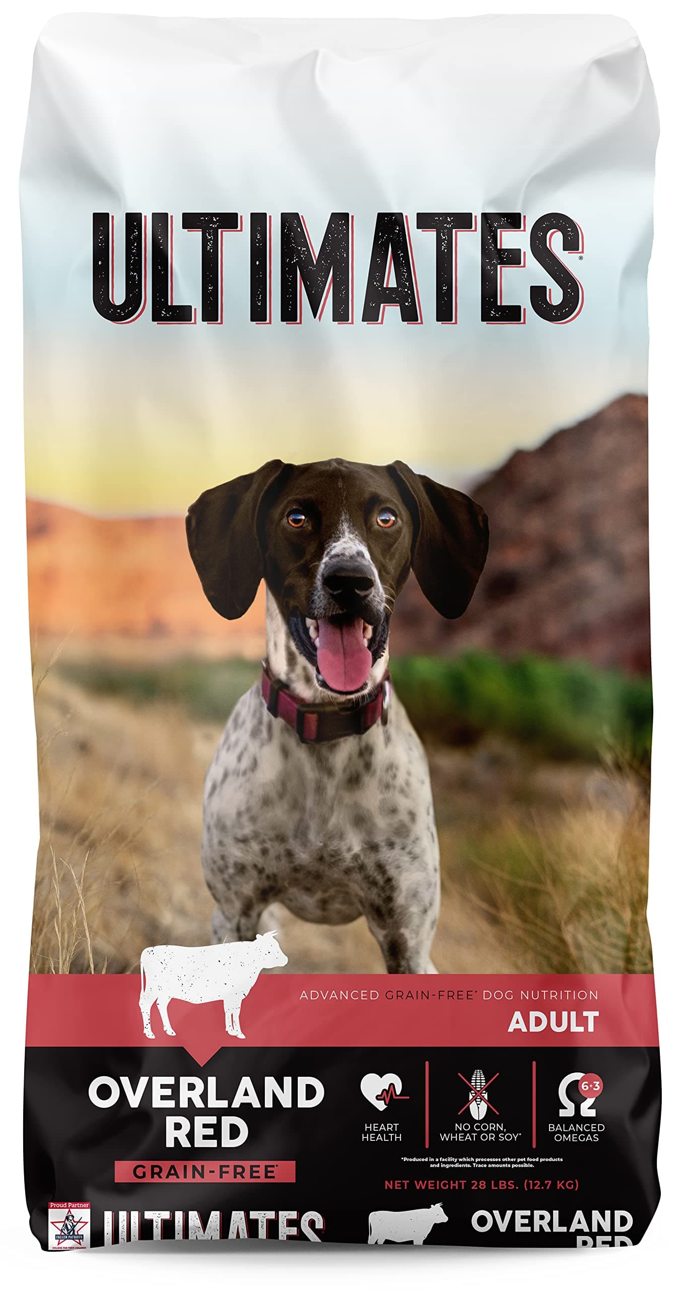 Ultimates Overland Red Grain-Free Dry Dog Food 28 lb