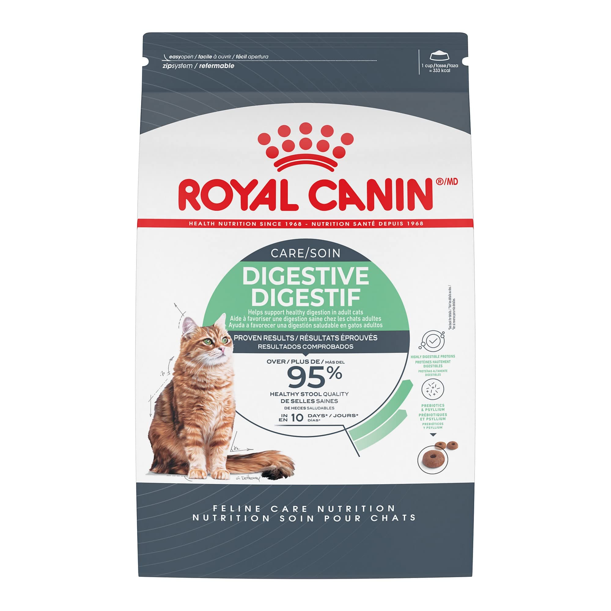 Royal Canin Feline Care Nutrition Digestive Care Adult Dry Cat Food, 3 Lb