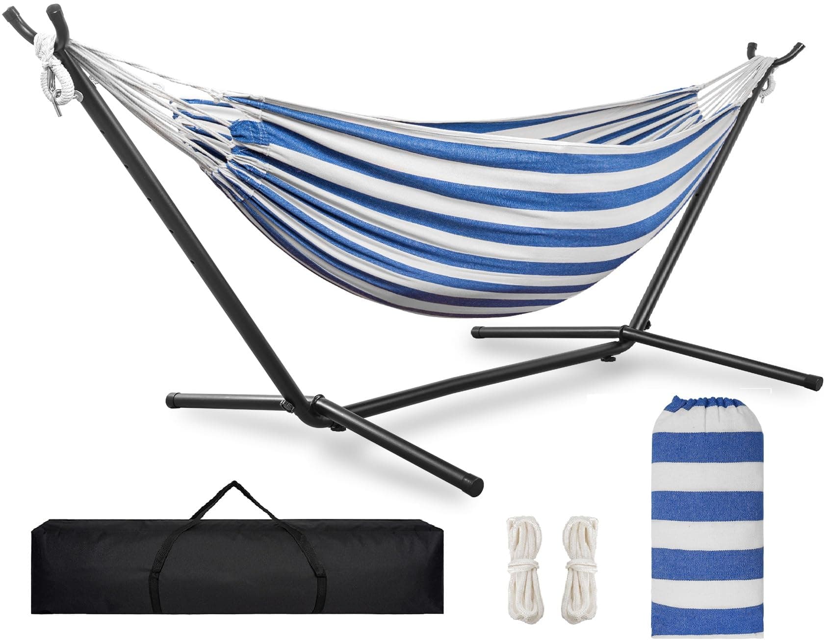 TORIBIO Double Hammock with Stand, 500 LBS