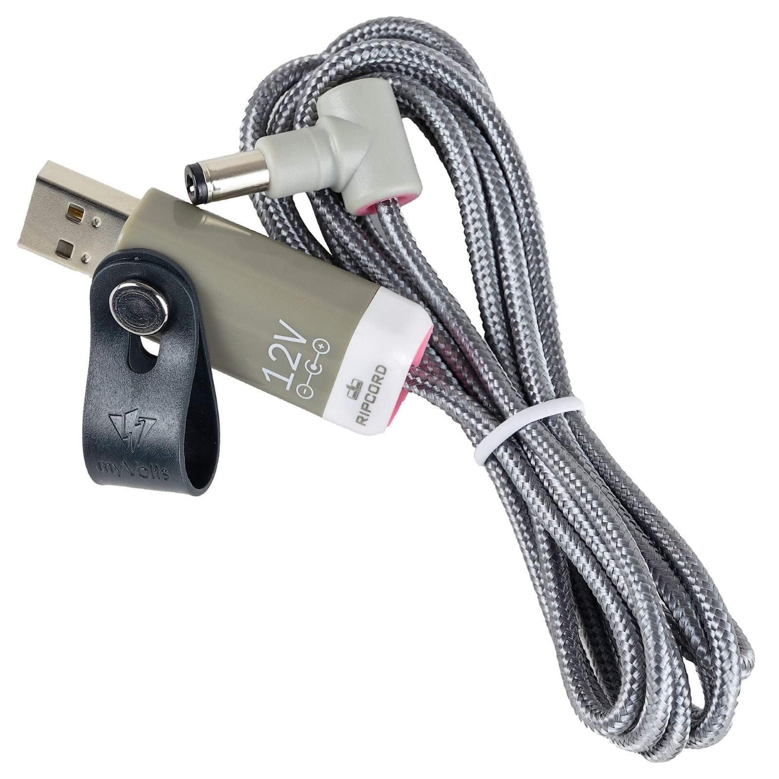 myVolts Ripcord USB to 12V DC Power Cable Compatible with Novation Circuit Mono Station Synth