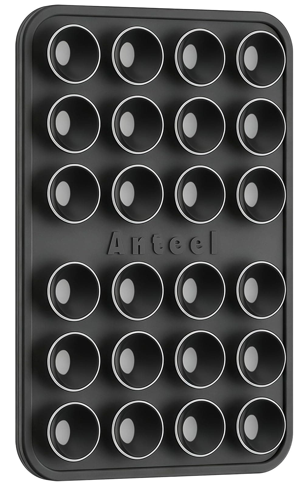JingJinYY Anteel Classic - Silicone Suction Phone Case Adhesive Mount - Enhanced Suction Power and Upgraded Thickened Sticky Phone Grip, Durable, Hands-Free Sticky Phone Holder, 2.28"x3.46" (Black)