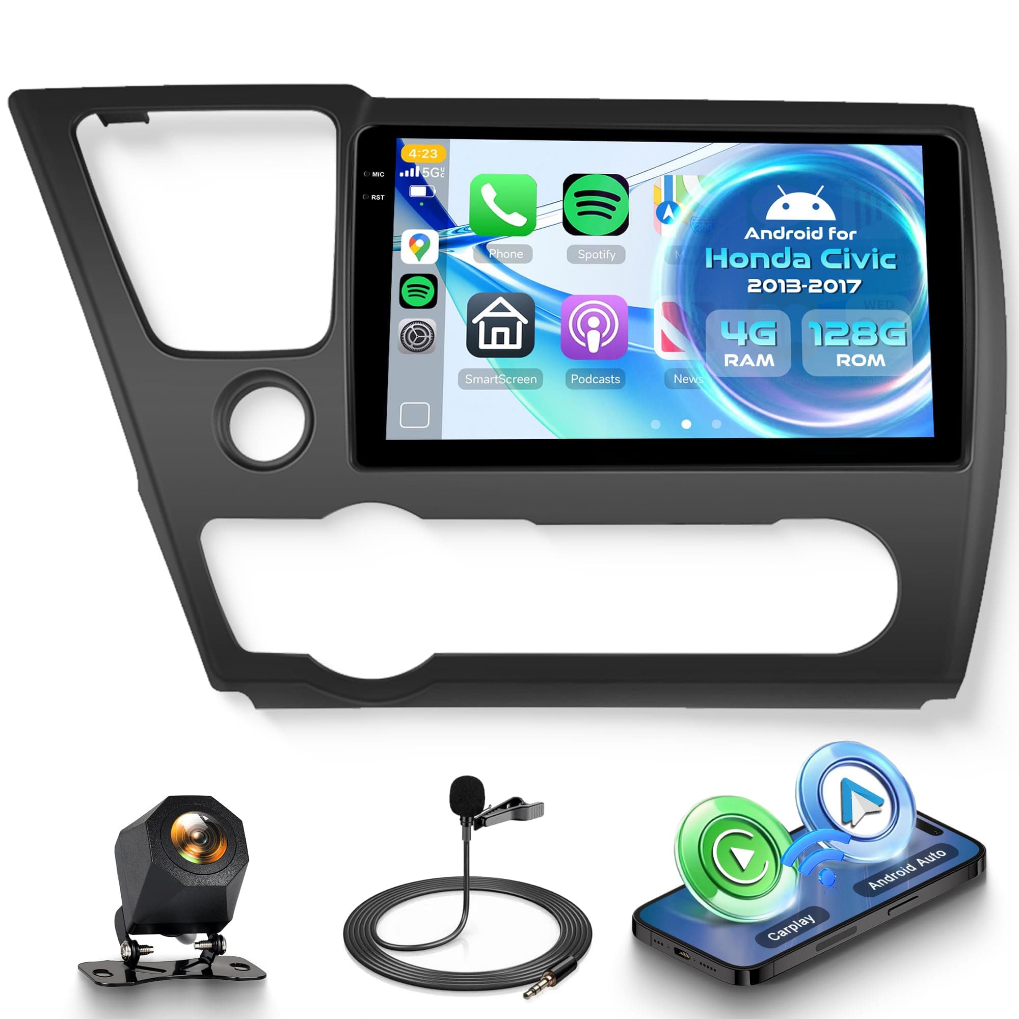 4G+64G Android Car Radio for Honda Civic 2013-2017