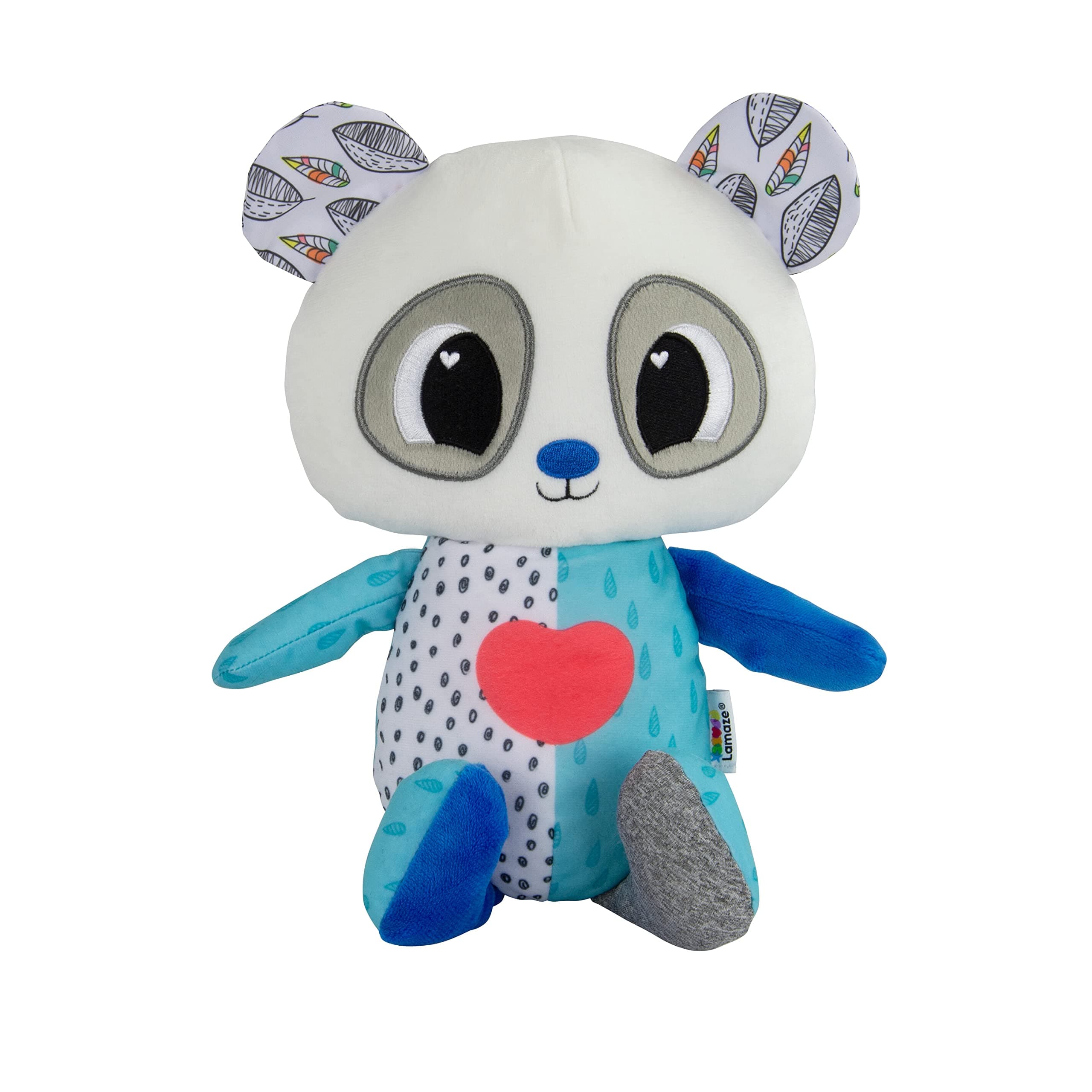 Lamaze Soothing Heart Panda Bedtime Toy Baby Toy for Babies Colours Gift for New Parents Development Toy for Boys Girls L27470 Multicoloured