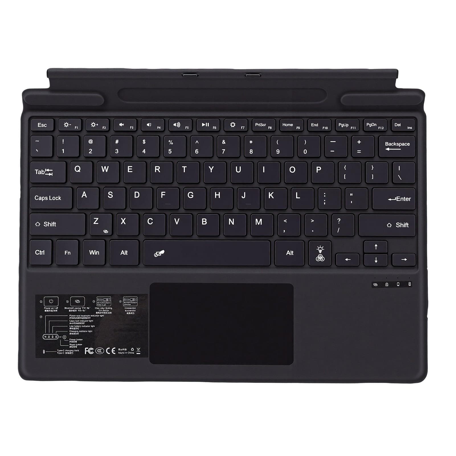 YUEHISY Bluetooth Keyboard, Compact Keyboard, Wireless