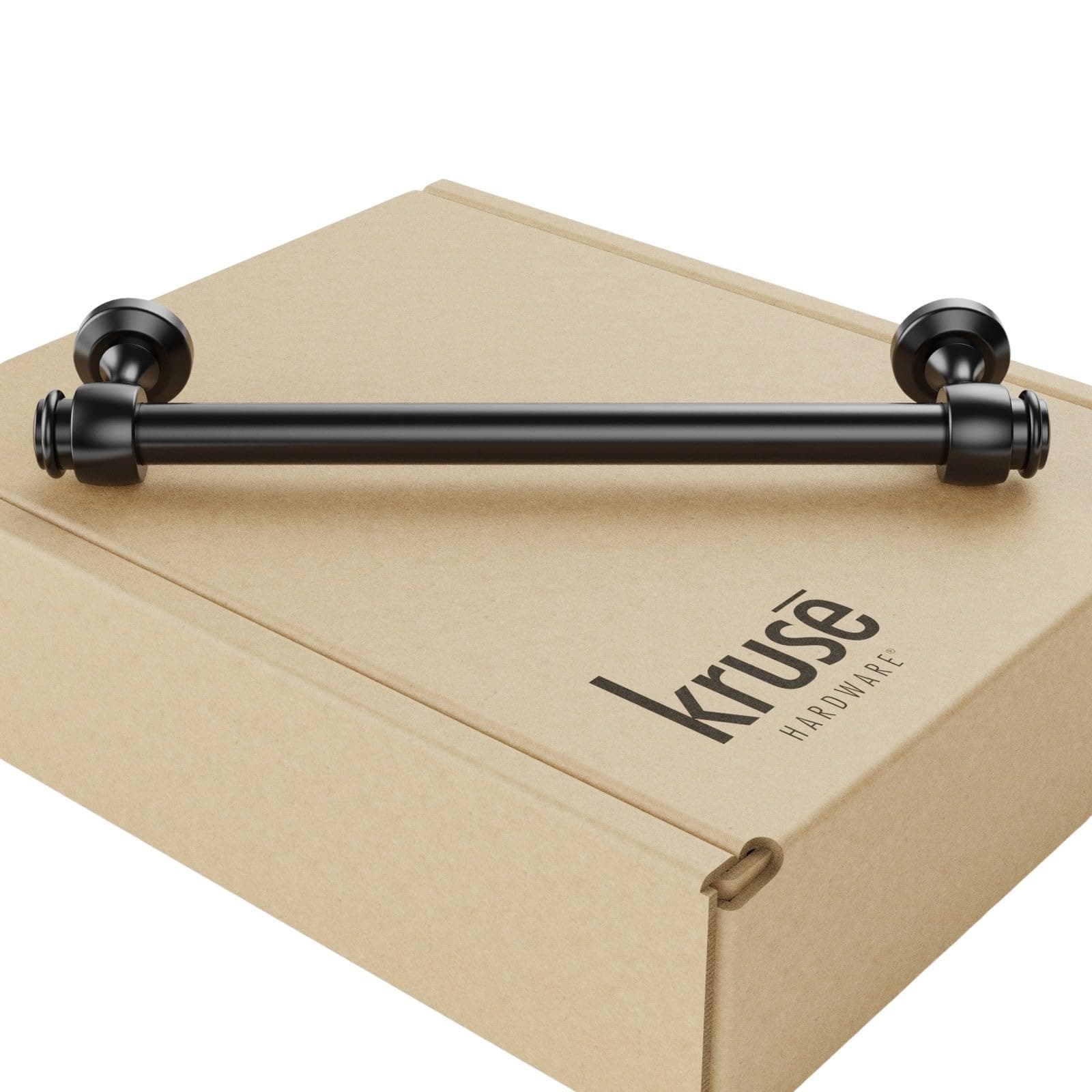 Kruse Hardware 30135 - (10-Pack) Milano Door and Drawer Pull - 6in Center-to-Center, Matte Black