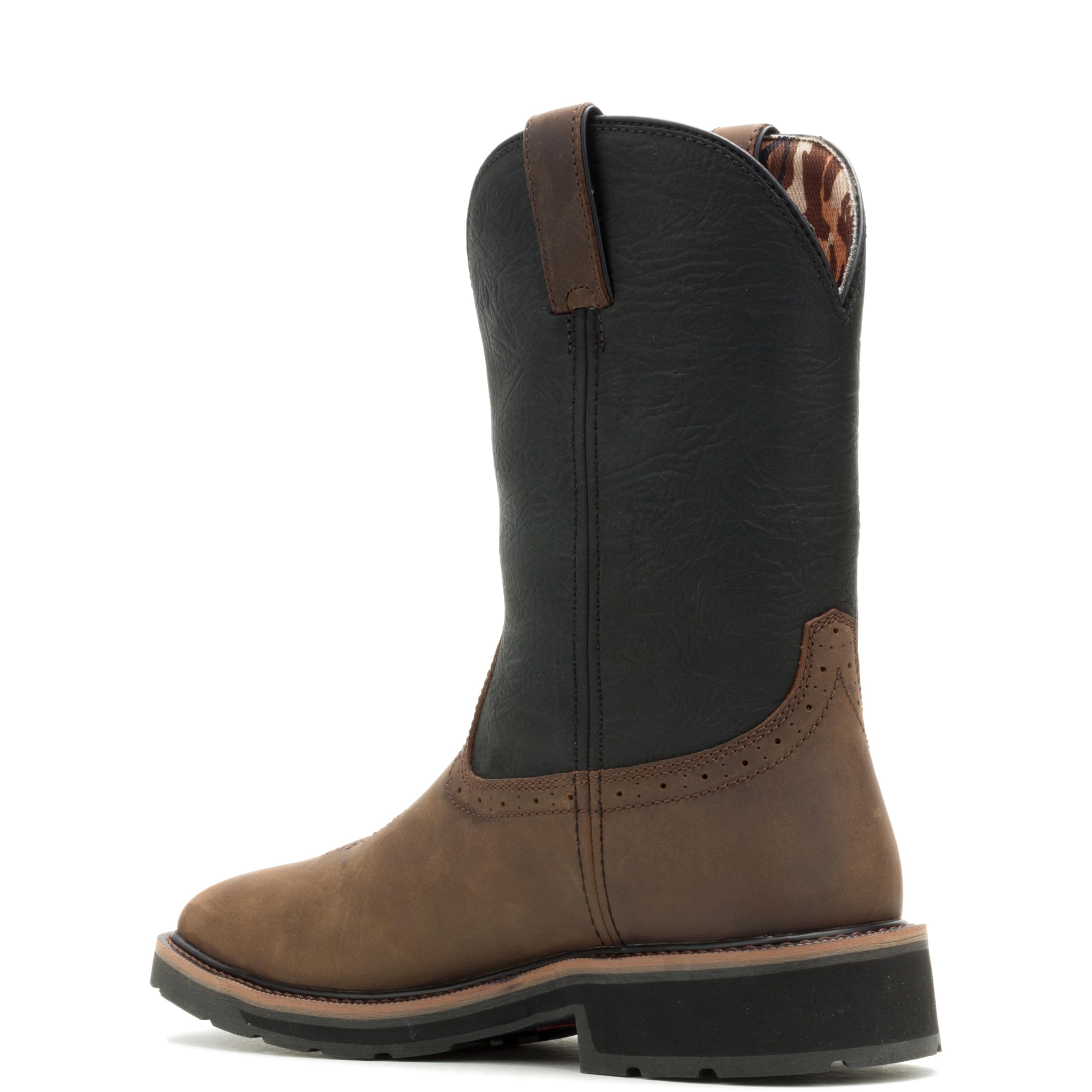 Wolverine Men's Rancher Jordan Davis Waterproof Steel Toe 10 Inch Construction Boot, Clay, 12