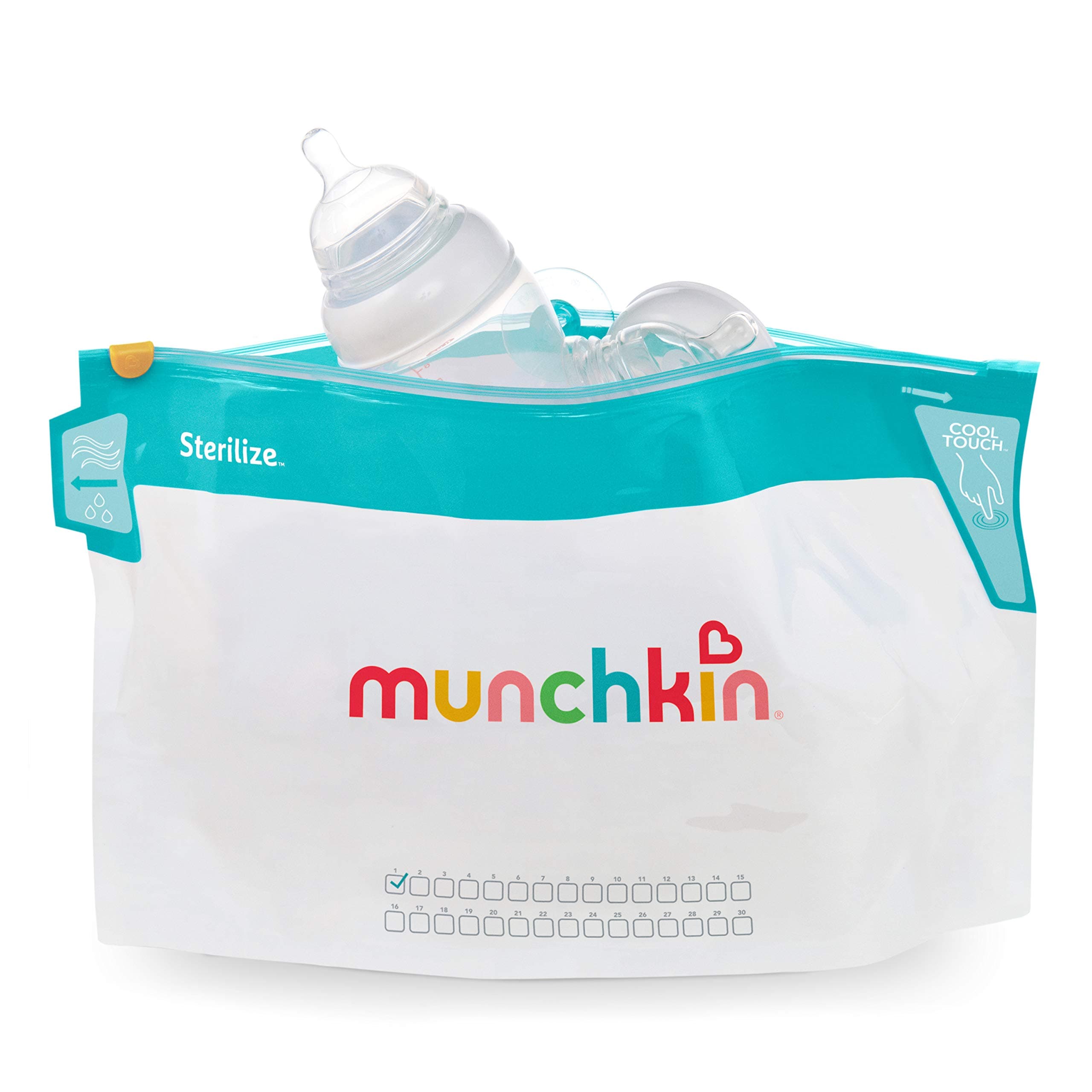 Munchkin 6 Pack Cool Touch Baby Microwave Steriliser Bags